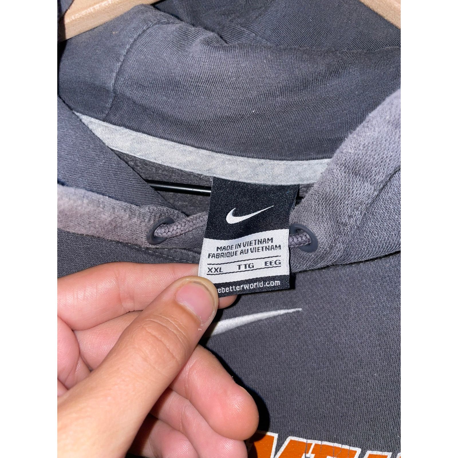 Nike Y2K Nike Center Check Hoodie Mead Mavericks Basketball 2XL Size US XXL / EU 58 / 5 - 8 Thumbnail