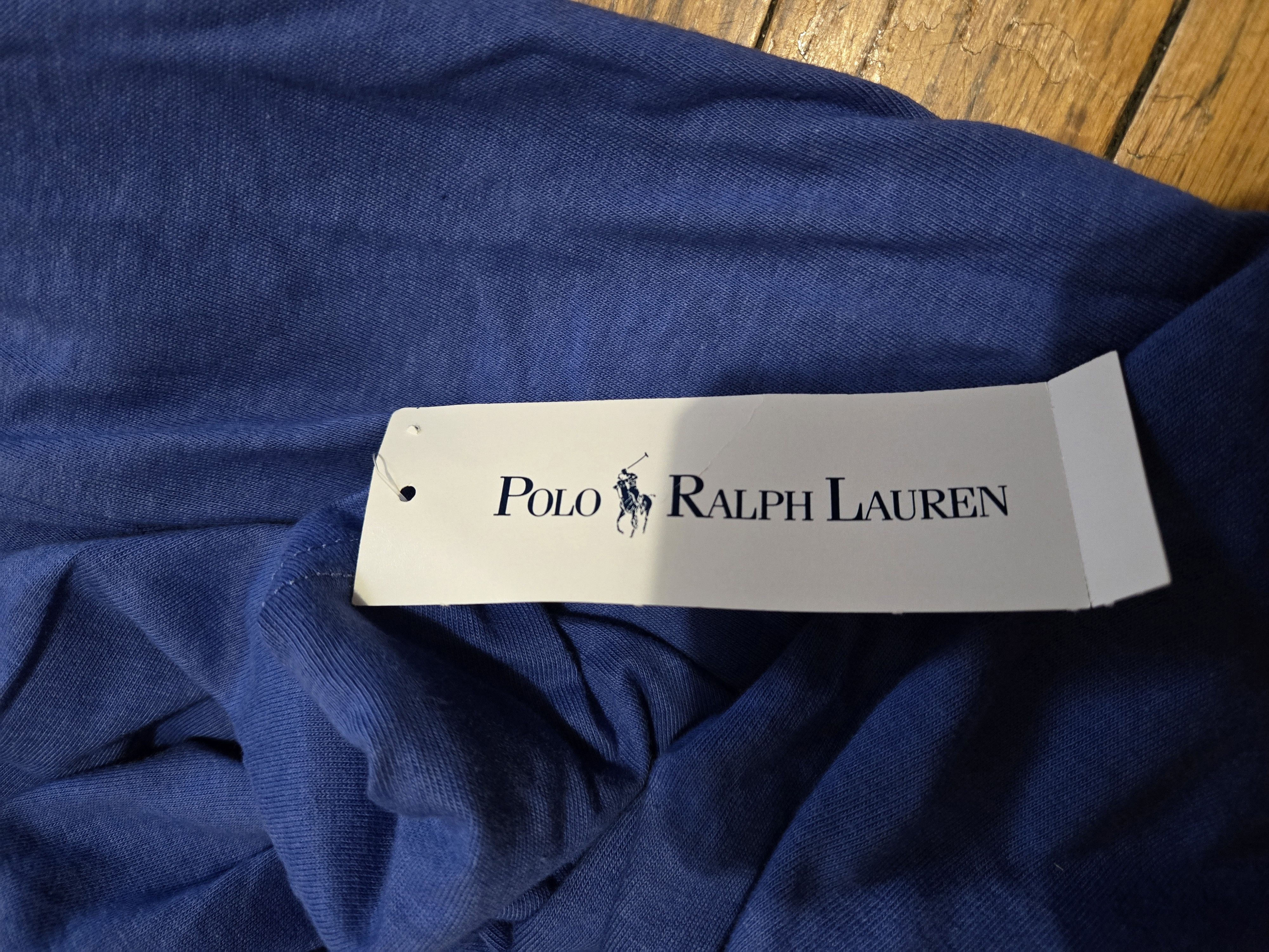Polo Ralph Lauren BNWT Vtg 90s Ralph Lauren Polo Sport L Blue Spell Out T Size US L / EU 52-54 / 3 - 6 Thumbnail