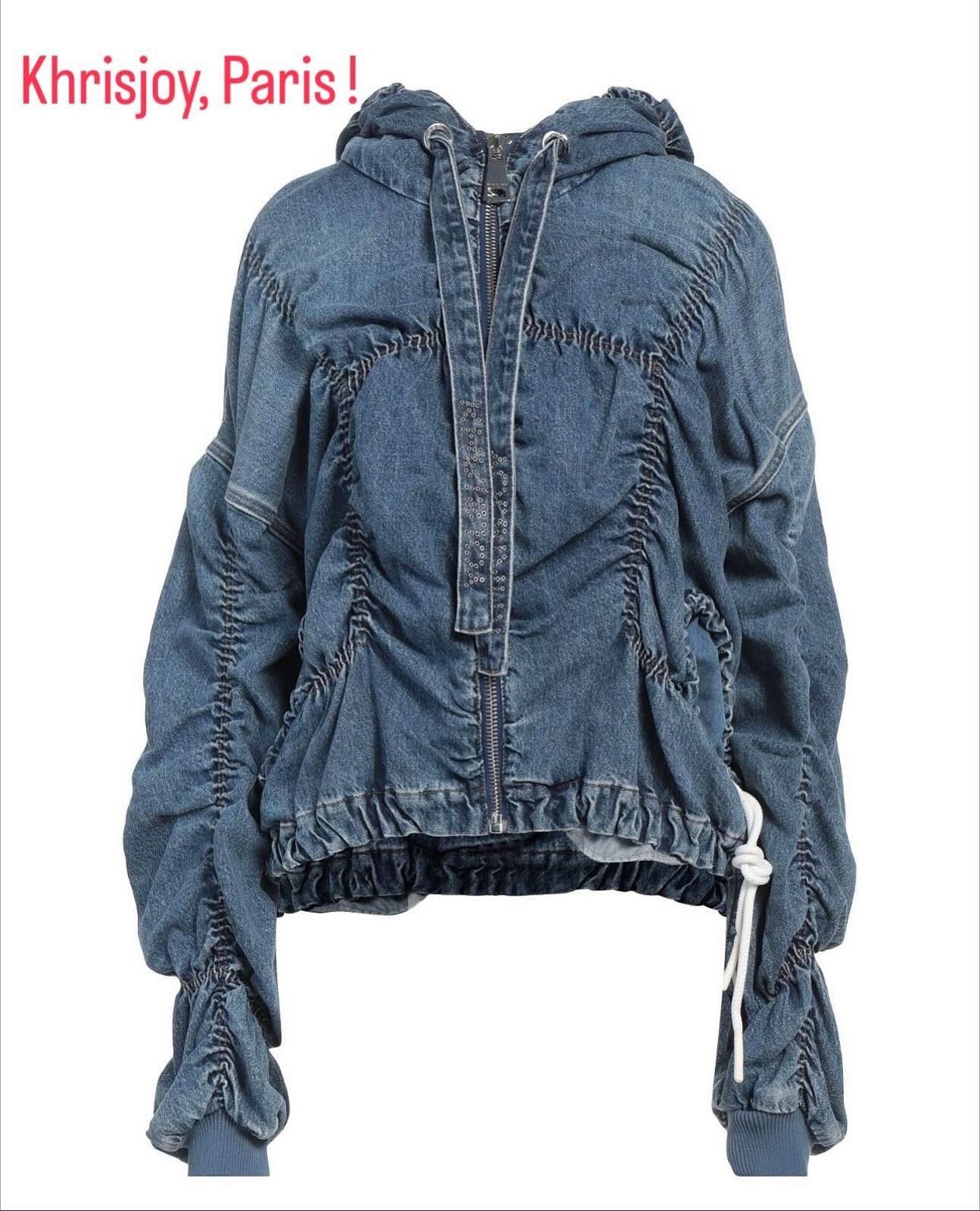 Khrisjoy KhrisJoy Puff Cloud Jeans Puffer Blue Sz 01/M/L Ret$2850 Size L / US 10 / IT 46 - 7 Thumbnail