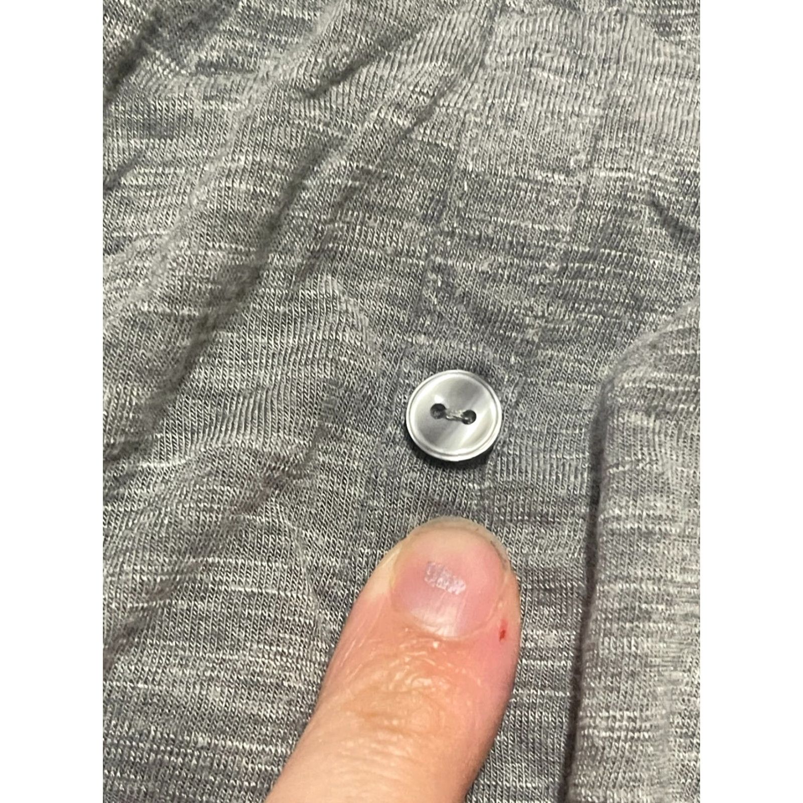 American Eagle Outfitters American Eagle Outfitters Tank Top Women M Gray Buttons Up Size M / US 6-8 / IT 42-44 - 3 Thumbnail