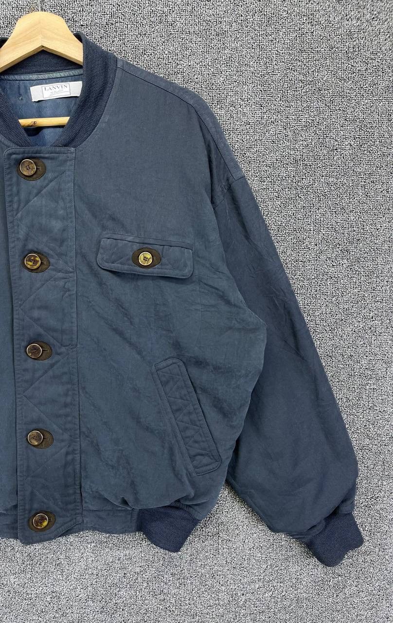 Lanvin Vintage Lanvin Rare Bomber Style Jacket Size US XL / EU 56 / 4 - 4 Thumbnail
