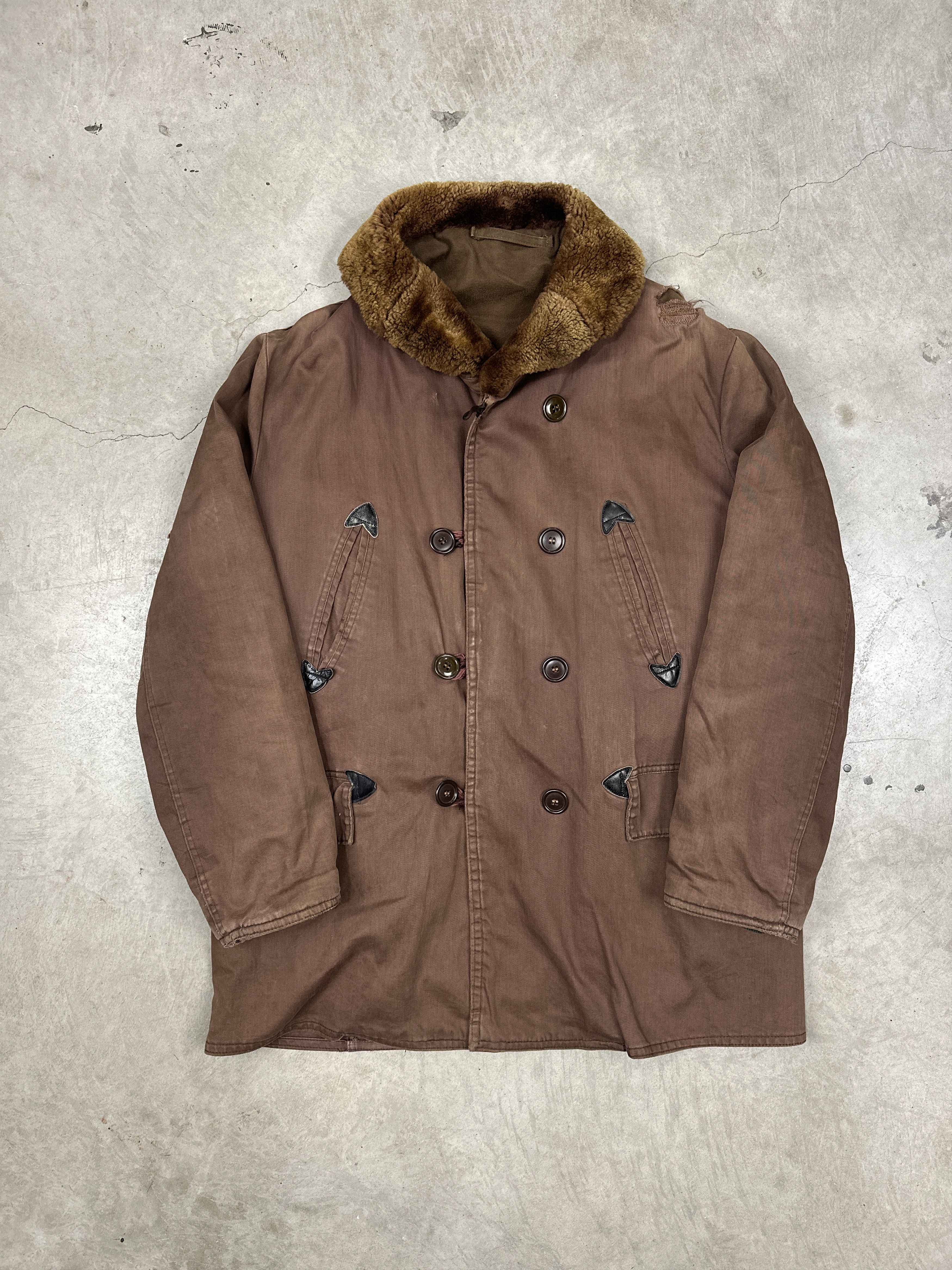 Vintage 40s Hercules Canadienne Jacket Size US XL / EU 56 / 4 - 1 Thumbnail