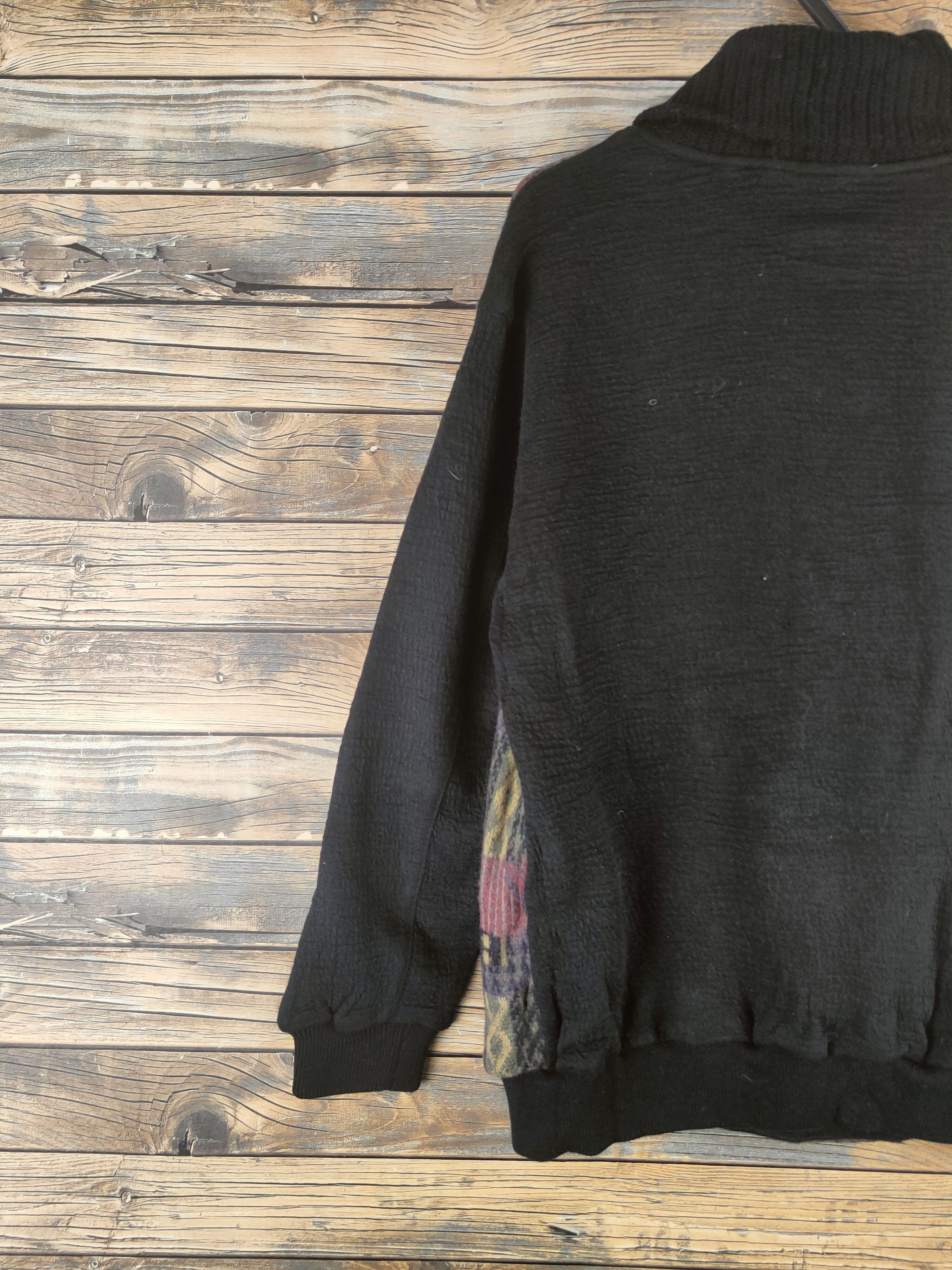 Japanese Brand DL St.City Black Knitwear vintage Sweatshirts #46-473 Size US M / EU 48-50 / 2 - 8 Thumbnail