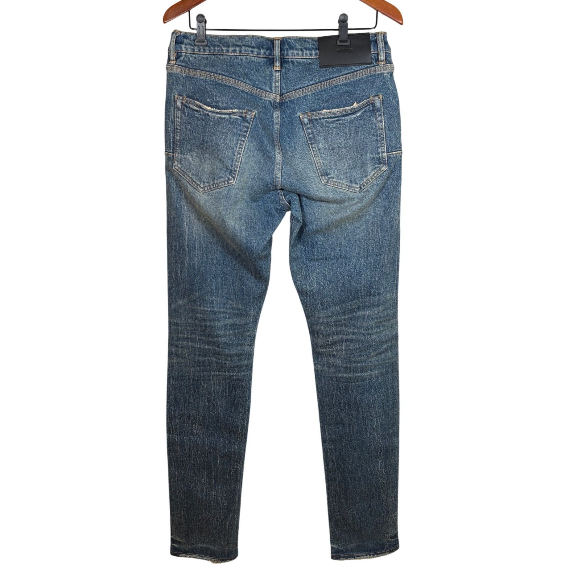 Purple Brand Purple Brand Men P001 Skinny fit Light Indigo Vintage Wash 3 Size US 32 / EU 48 - 5 Thumbnail