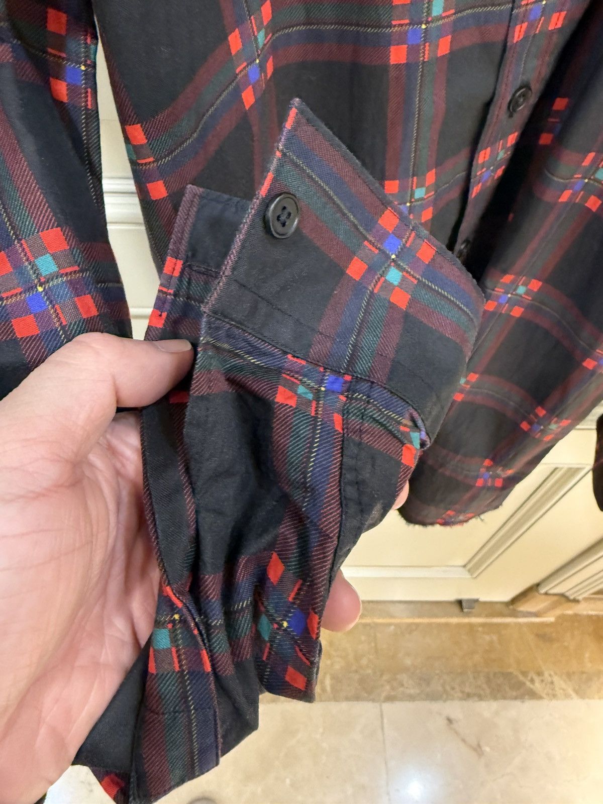 Givenchy Star bleach plaid.shirt colla.size 38 Size US S / EU 44-46 / 1 - 8 Thumbnail