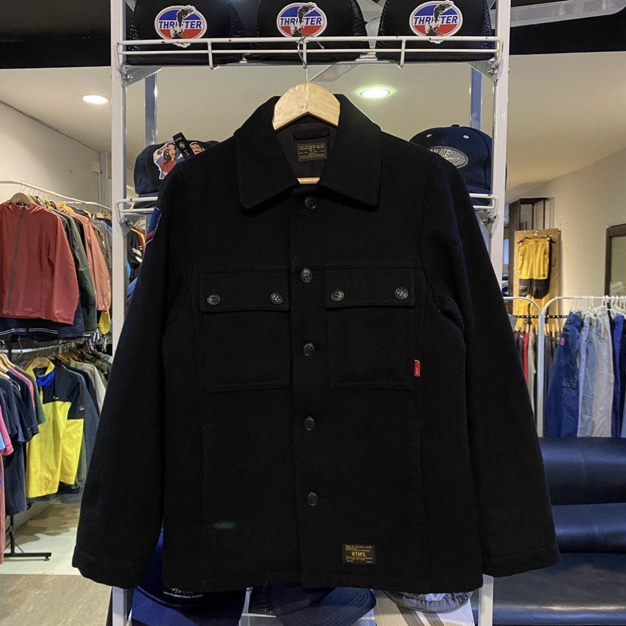 Wtaps WTAPS Melton CPO Jacket (CPO = “Chief Petty Officer” style) Size US S / EU 44-46 / 1 - 1 Thumbnail