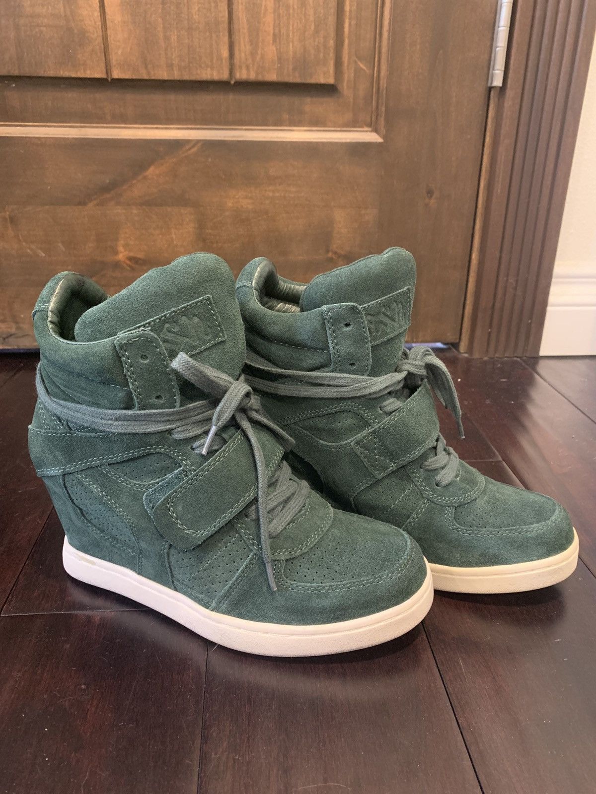 ASH ash green wedge boots Size US 8 / IT 38 - 1 Thumbnail