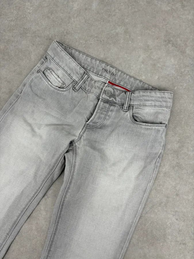 Prada 2000s Prada Grey Slim Pants Size 24" / US 00 / IT 34 - 5 Thumbnail