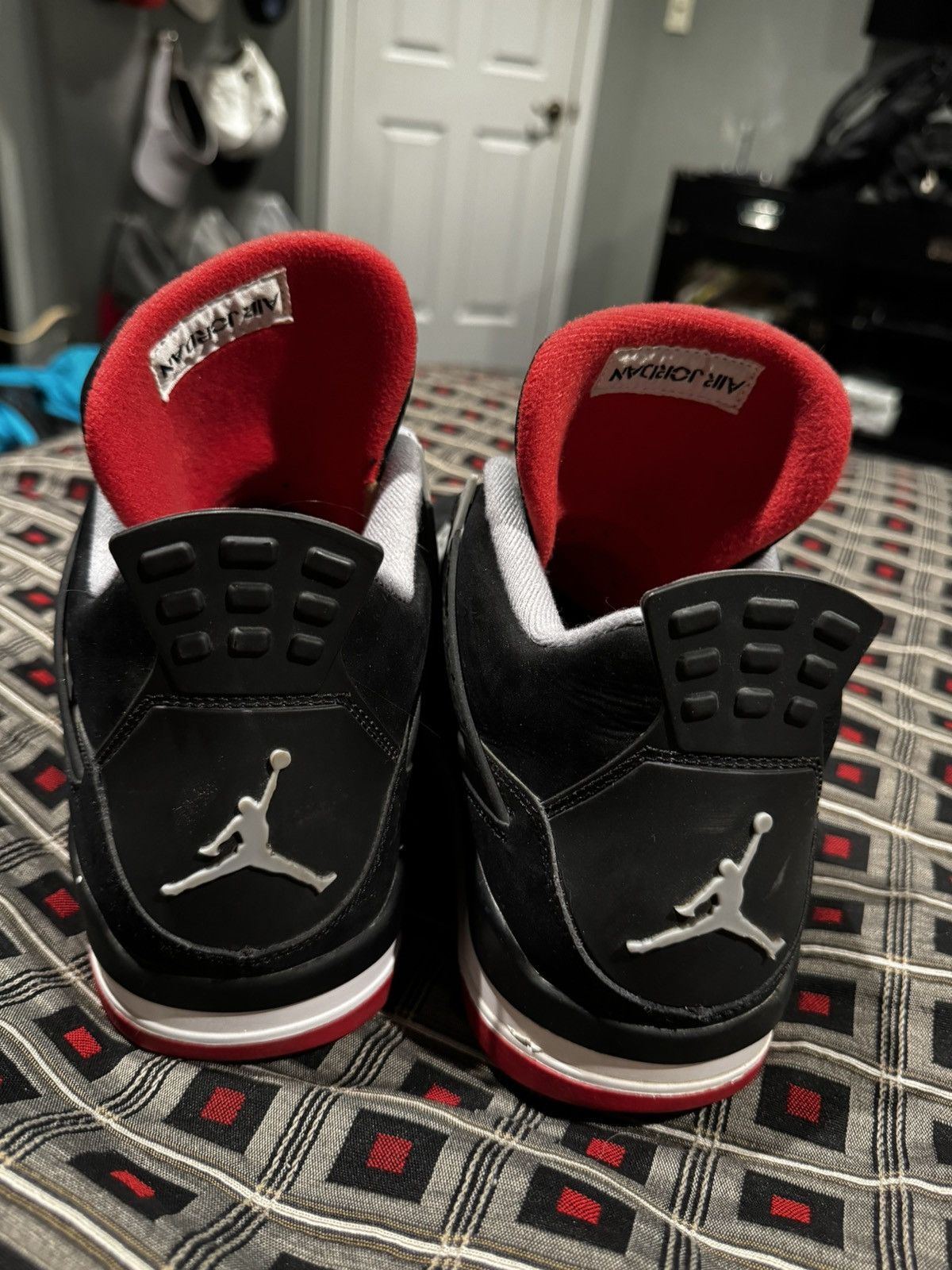Nike Air Jordan 4 Retro Bred (2012) Size US 13 / EU 46 - 2 Thumbnail