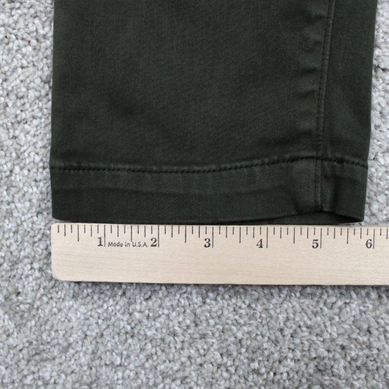J Brand J Brand Joggers Pants Mens XS Green Drawstring 28" Inseam Stretch Knit Regular Straight 5-Pocket Solid Vintage: No Size US 27 - 5 Thumbnail