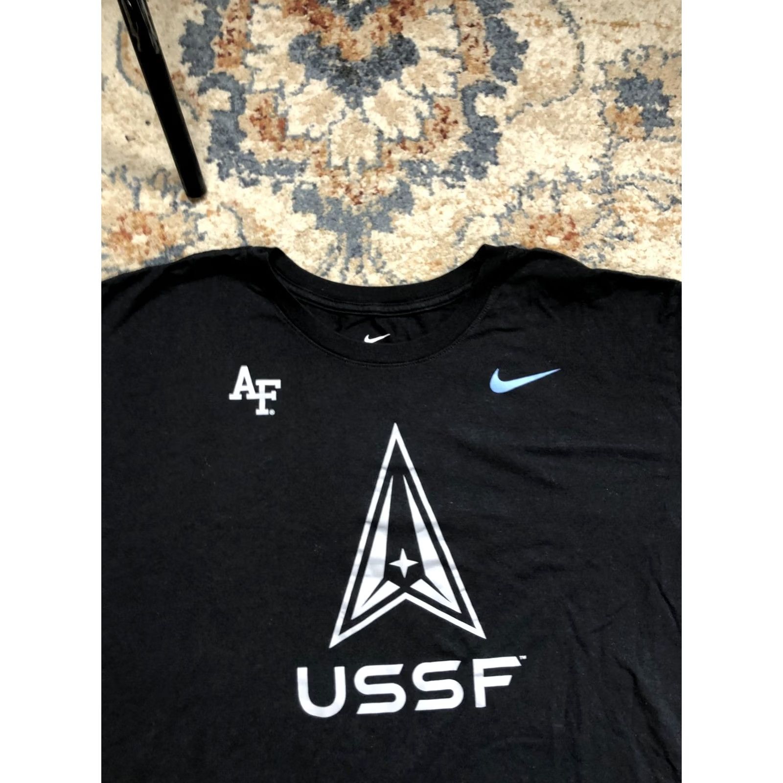 Nike Nike USSF Space Force Shirt Mens 2XL Black AF Graphic Tee Crewneck Military Size US XXL / EU 58 / 5 - 2 Thumbnail