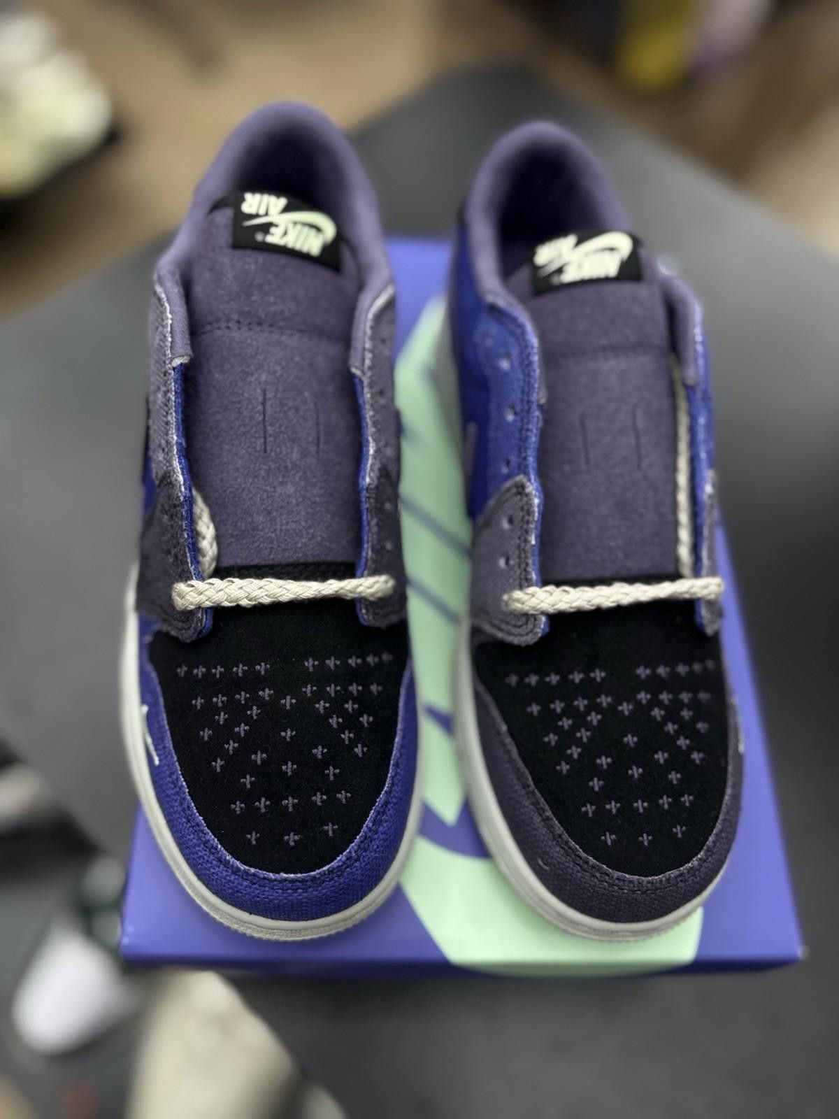 Jordan Brand 7Y Zion Williamson x Air Jordan 1 Retro OG Low Voodoo NEW Size US 7 / EU 40 - 5 Thumbnail