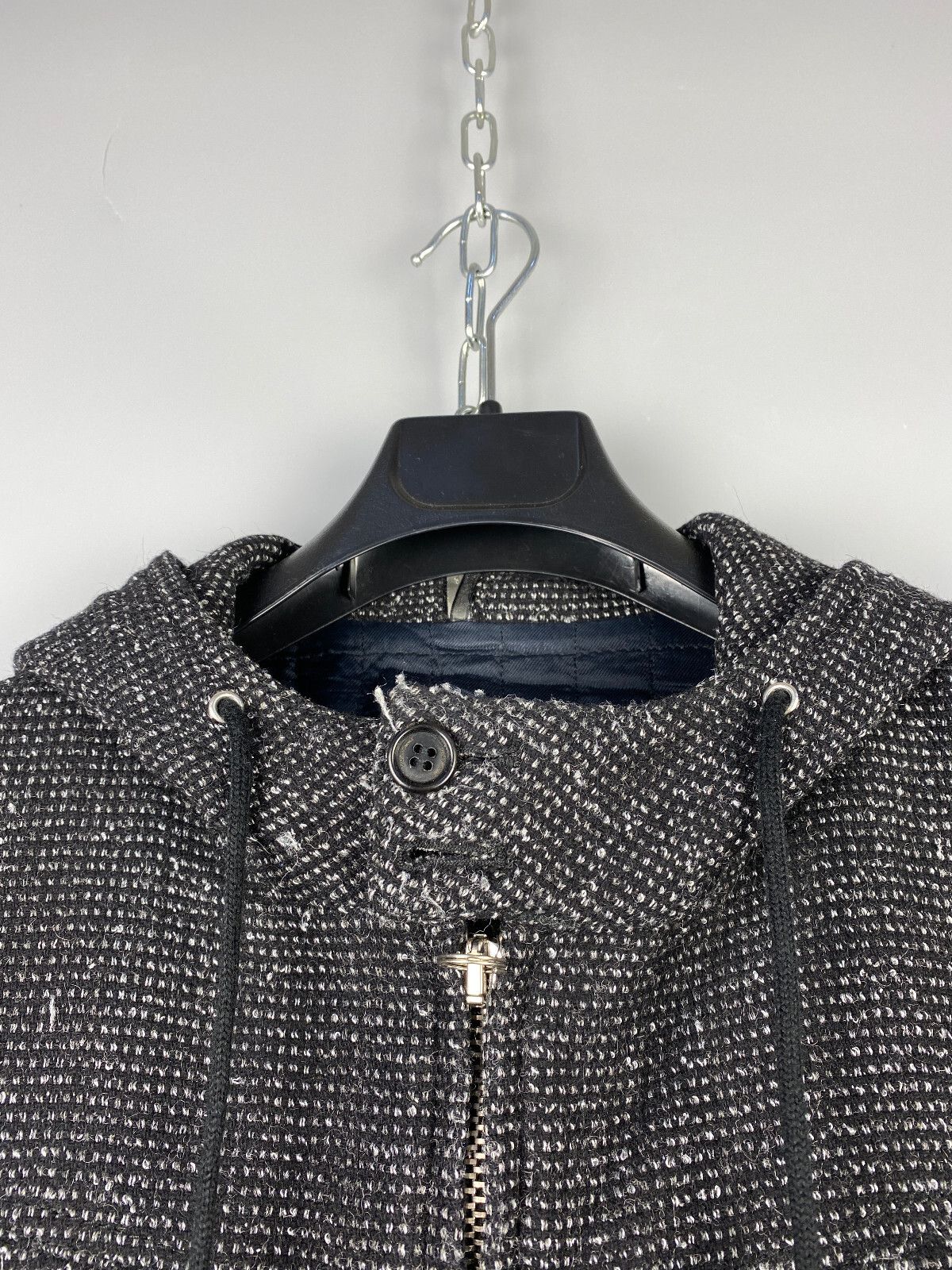 Dior Dior Kris Ban Assche 08AW Knit Hooded Bomber Jacket Size US L / EU 52-54 / 3 - 11 Thumbnail