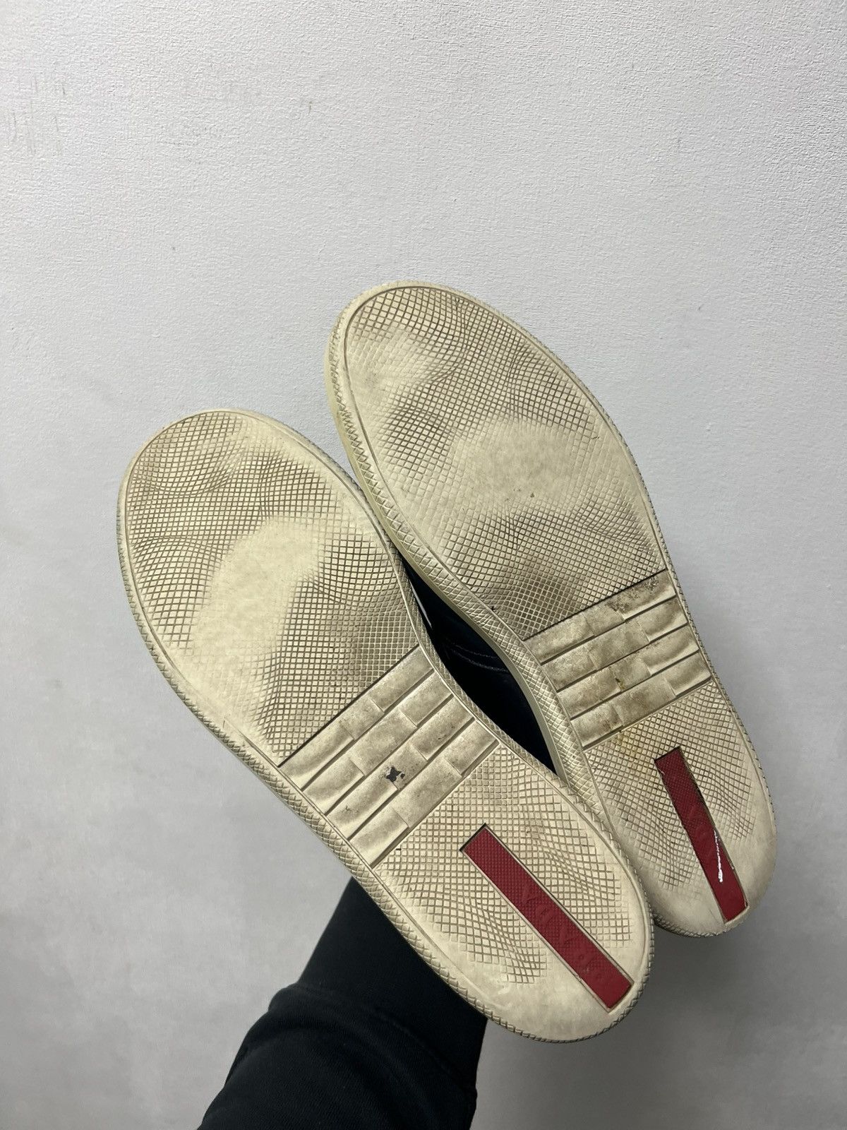 Prada Prada Suede Leather Slip On Loafers Luxury Shoes Size US 8 / EU 41 - 10 Thumbnail