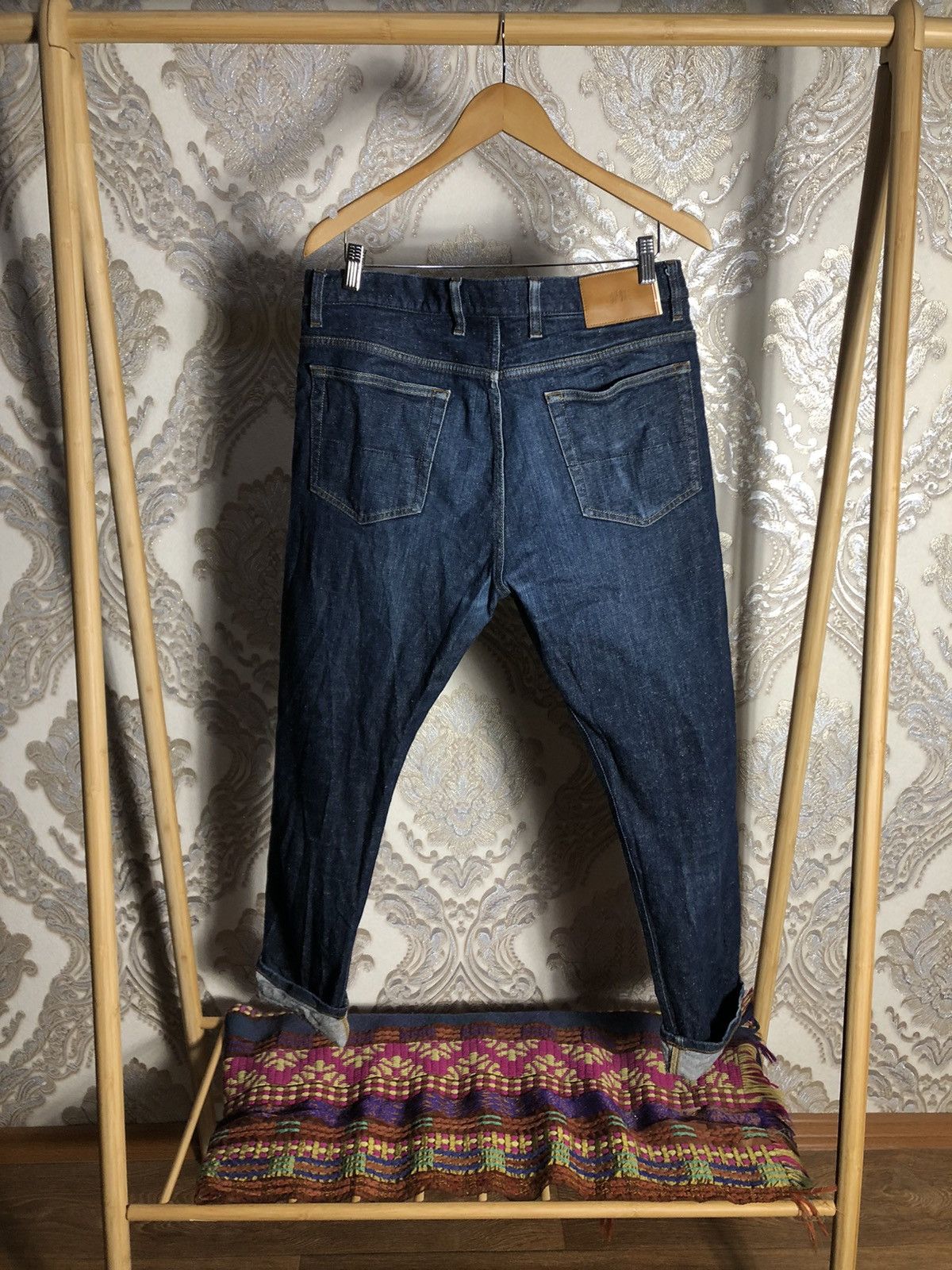 Japanese Brand VERY RARE SPOKE SELVEDGE DENIM JEANS JAPAN STYLE DESIGNER Size US 33 - 10 Thumbnail