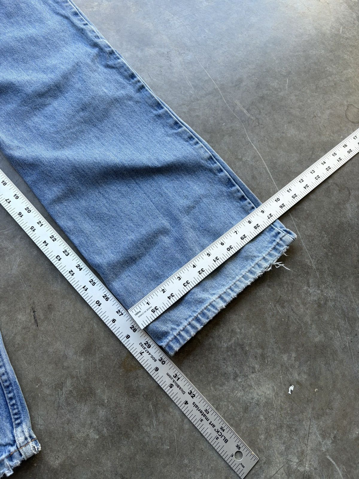 Old Navy Vintage Gap Jeans Custom Embroidered Baggy Denim Sz 30x30 Size US 30 / EU 46 - 8 Thumbnail