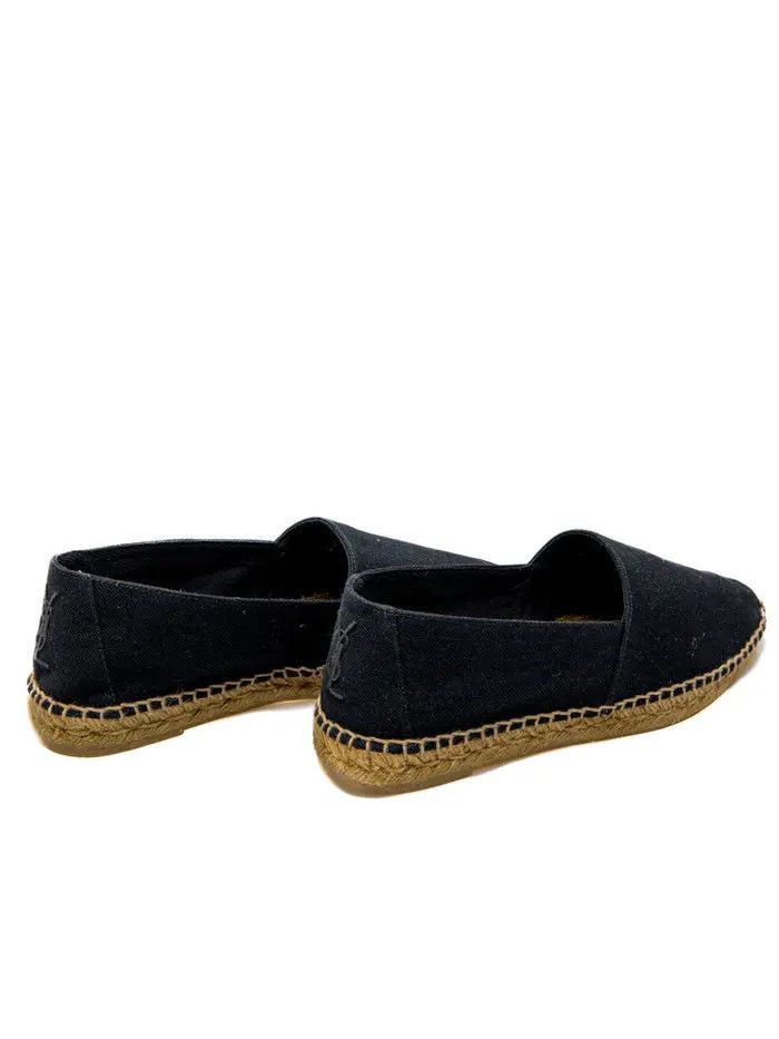 Saint Laurent Paris o1bcso1str1124 Cassandre Embroidered Espadrilles in Black Size US 10 / EU 43 - 3 Thumbnail