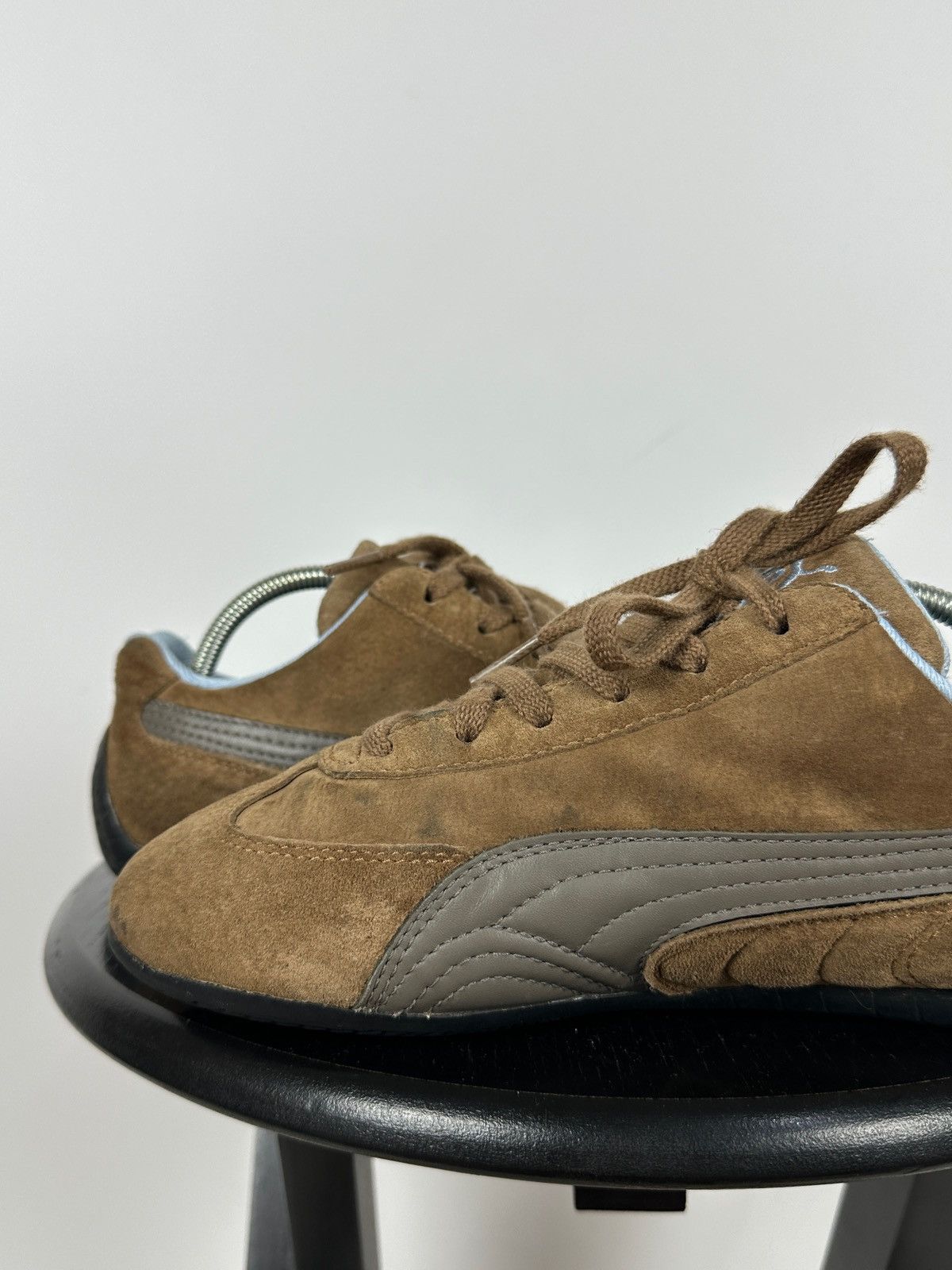 Puma Vintage Puma Speedcat Brown Suede/Leather Y2K Sneakers Size US 8 / IT 38 - 19 Thumbnail