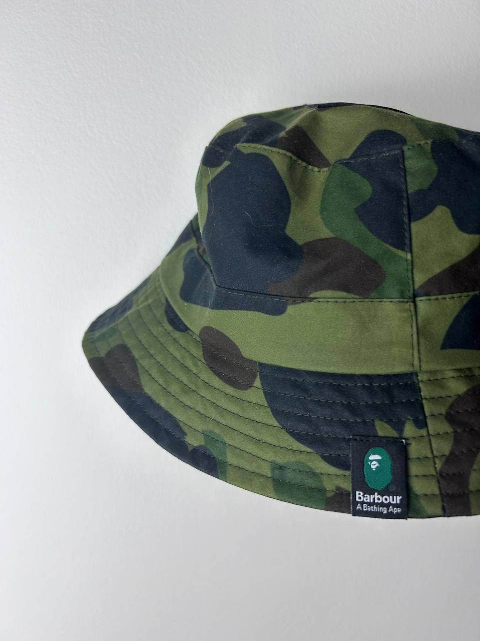 Bape × Barbour Barbour X A bathing Ape Camo Bape Bucket Hat size M Size ONE SIZE - 4 Thumbnail