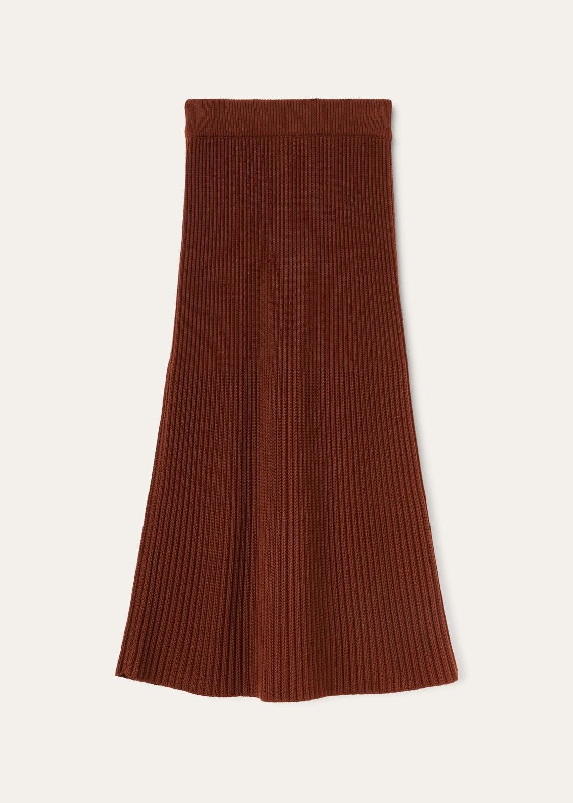 Loro Piana o1srvl11e0125 FAN9692 Ikeda Skirt in Clay Red Size 26" / US 2 / IT 38 - 1 Thumbnail