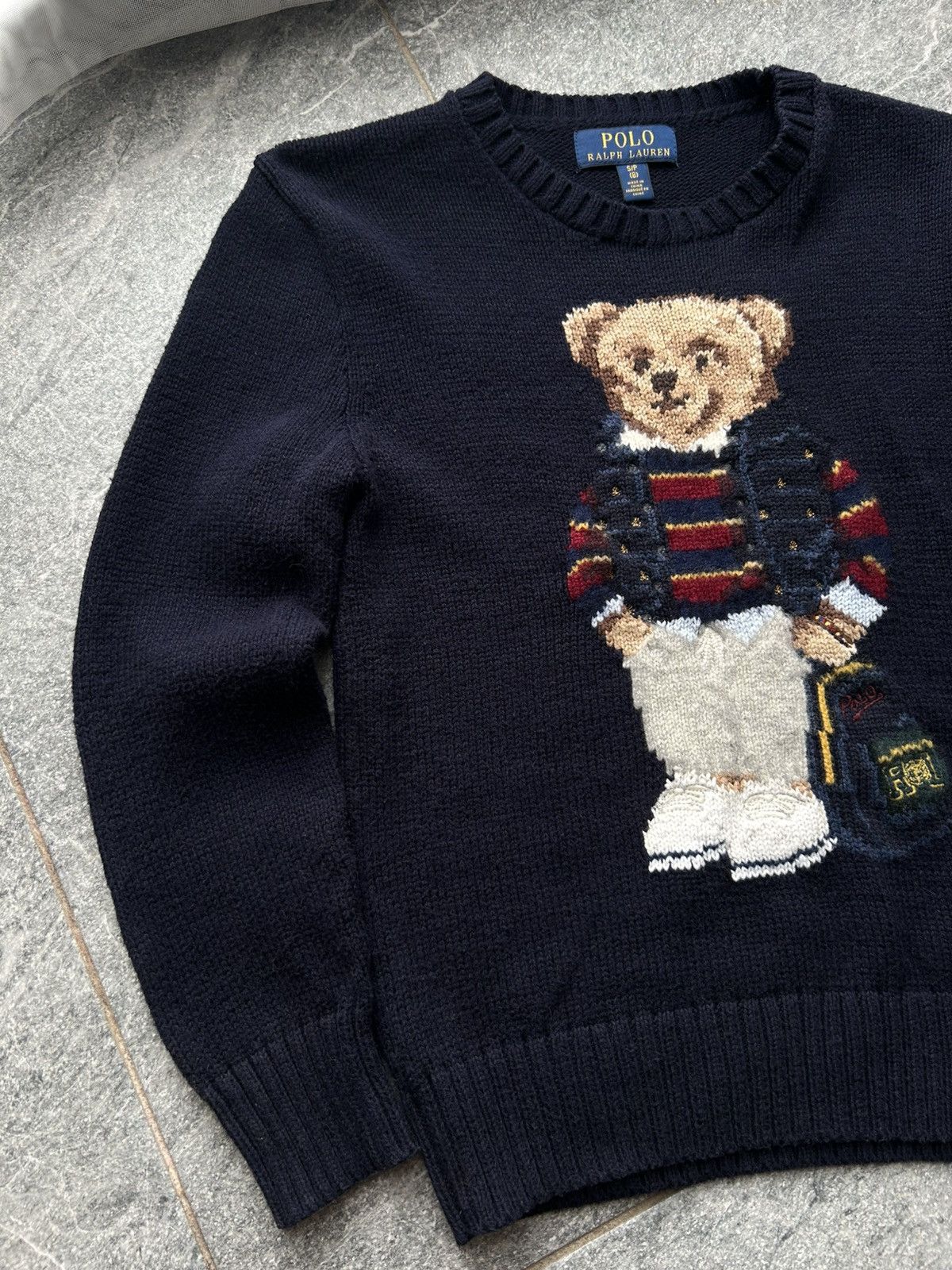 Polo Ralph Lauren Vintage sweater knit PRL polo bear Ralph Lauren kids Size US XXS / EU 40 - 7 Thumbnail