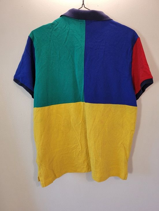 Polo Ralph Lauren Polo Ralph Lauren Mens Colorblock Ss Big Pony Polo Shirt M Size US M / EU 48-50 / 2 - 8 Thumbnail