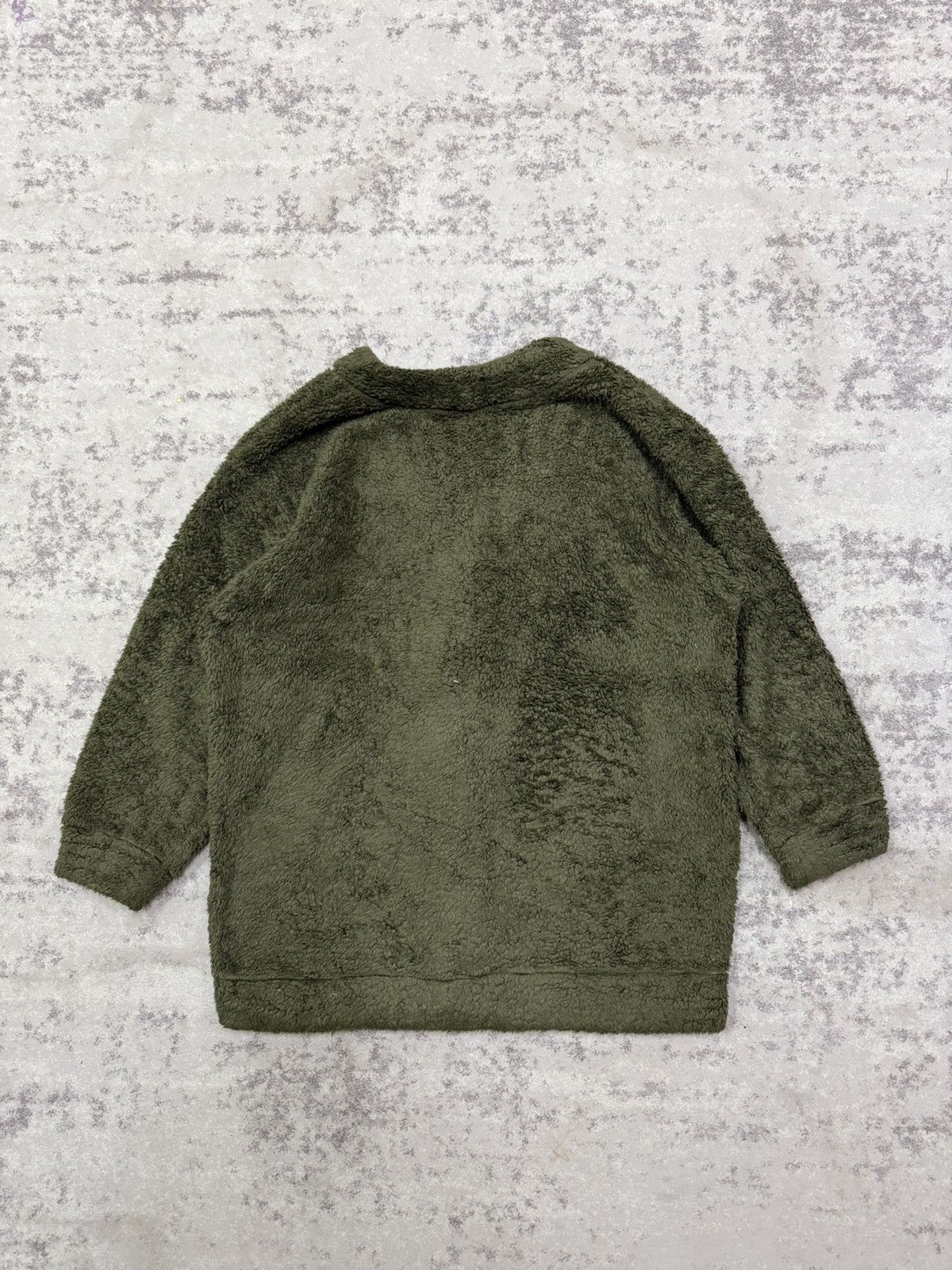 GU × Undercover Gu x Undercover Sherpa Fleece Cardigan Sweater Size US XL / EU 56 / 4 - 12 Thumbnail