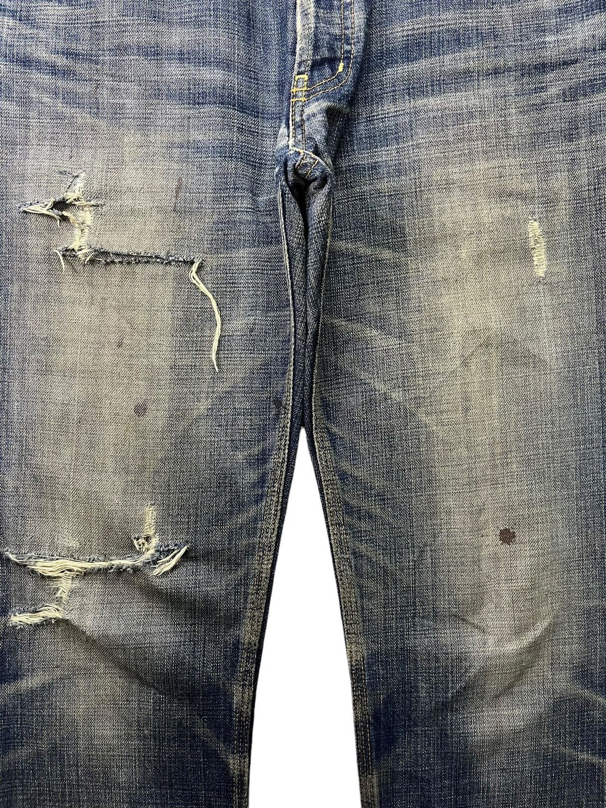 Japanese Brand Vintage Japanese Brand Mud Wash Rip Distressed Flare Jeans Size US 32 / EU 48 - 5 Thumbnail