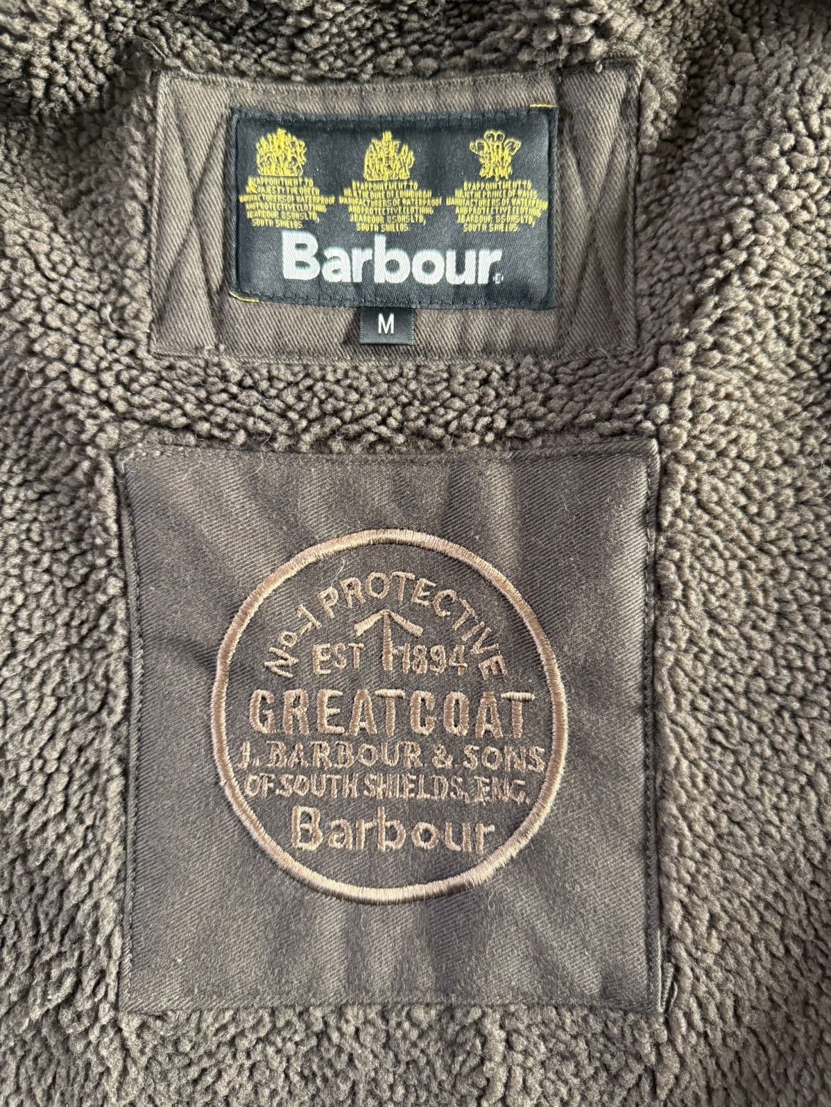 Barbour Barbour Northolt Greatcoat Waxed Jacket Brown Medium Size US M / EU 48-50 / 2 - 10 Thumbnail