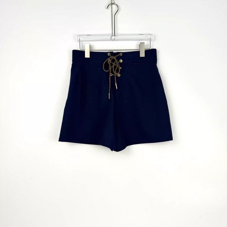 Louis Vuitton Louis Vuitton Blue Anchor Metal Buckle Strap Shorts 2505-Ne Size 37" - 4 Thumbnail