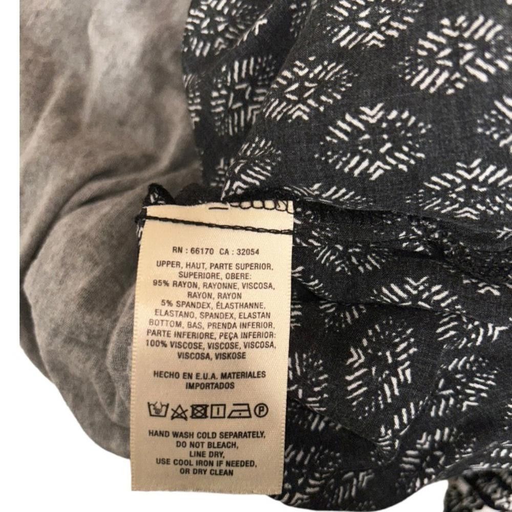 Designer Anthropologie l Hei Hei Rhodes Gray Navy Jumpsuit Medium Size 32" / US 10 / IT 46 - 8 Thumbnail