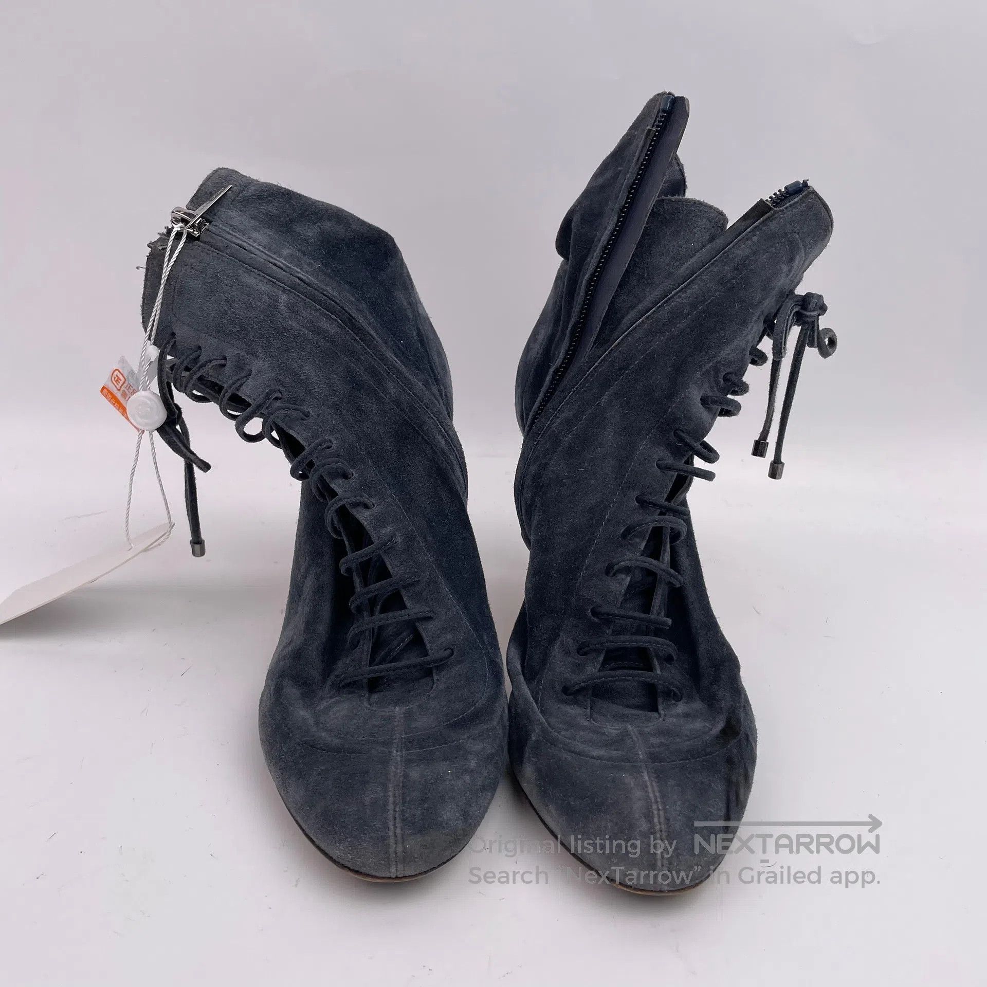 Jimmy Choo Jimmy Choo Gray high-heeled short boots size 37| Size US 6.5 / IT 36.5 - 2 Thumbnail