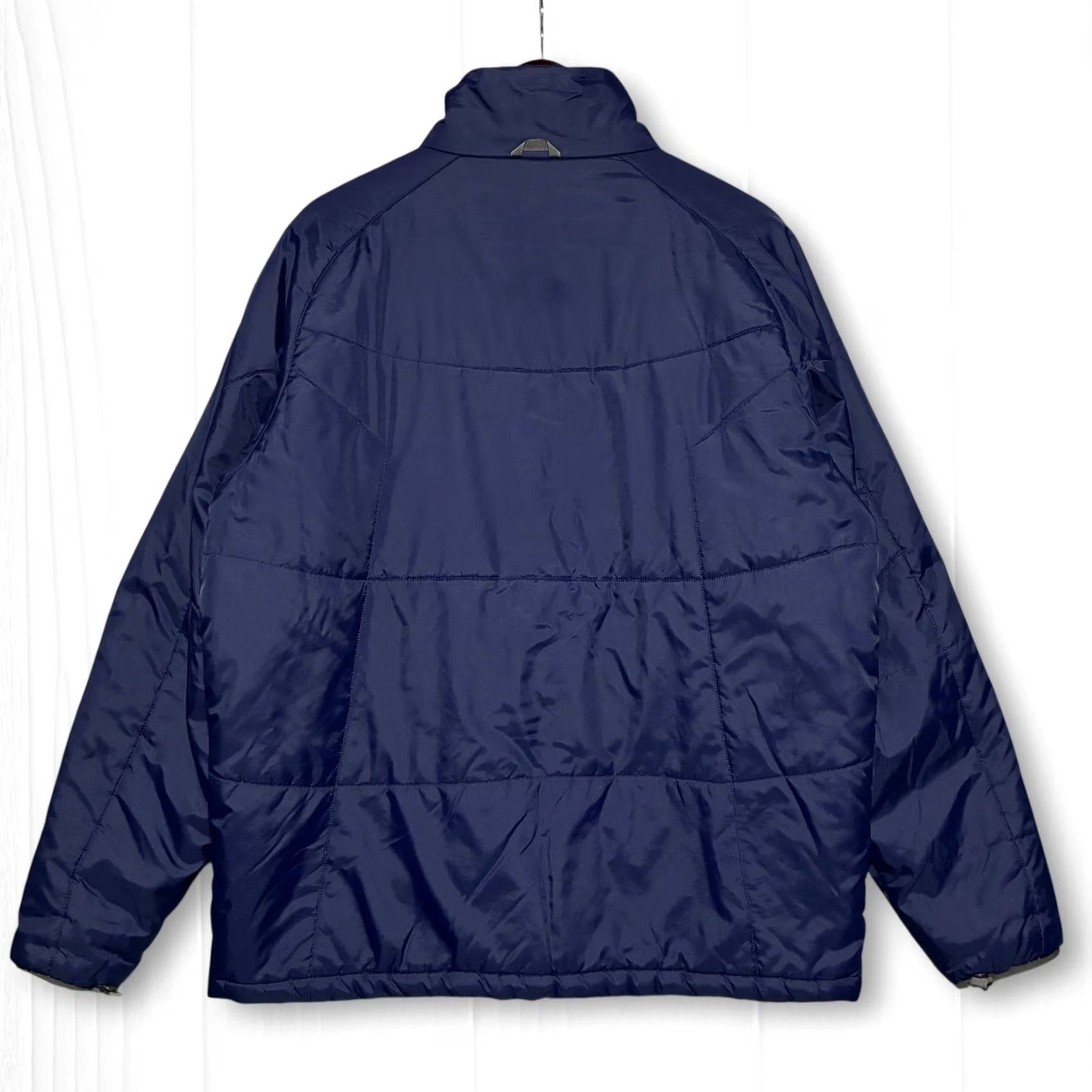 The North Face The North Face Jacket Nylon Quilted Full Zip Puffer Mens XL Navy Blue Size US XL / EU 56 / 4 - 2 Thumbnail