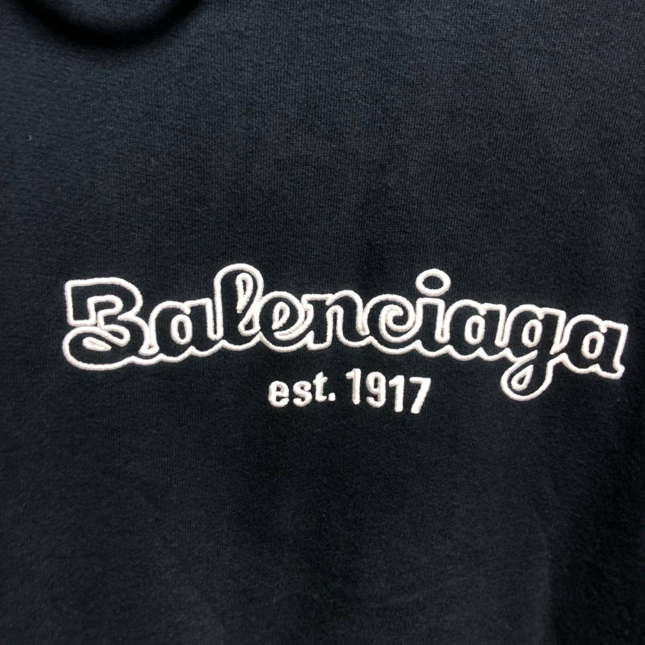 Balenciaga Balenciaga Est. 1917 embroidered Logo hoodie Size US L / EU 52-54 / 3 - 2 Thumbnail