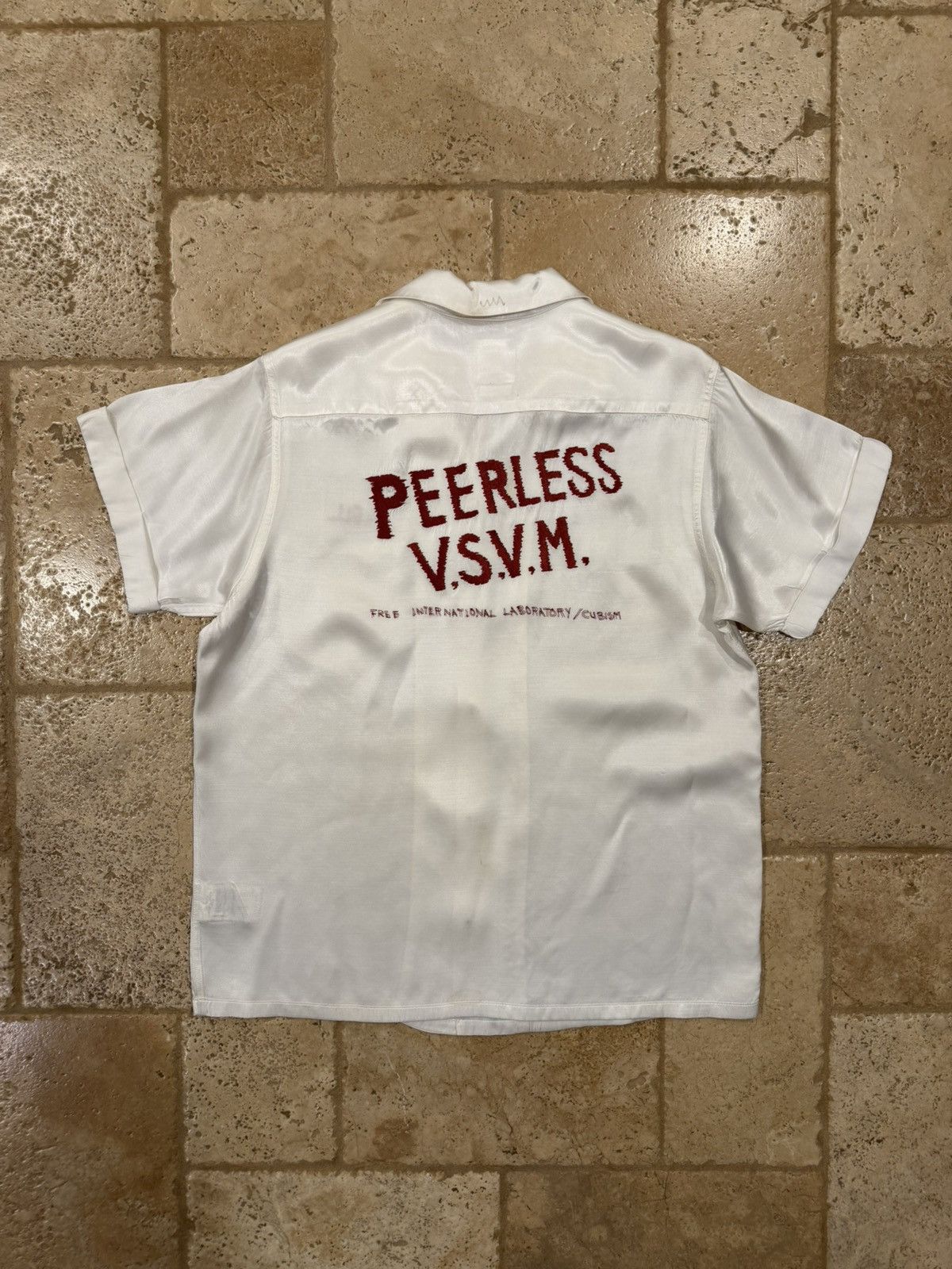 Visvim Visvim SS17 F.I.L. Irving Camp-Collar PEERLESS Satin Shirt Size US M / EU 48-50 / 2 - 1 Thumbnail