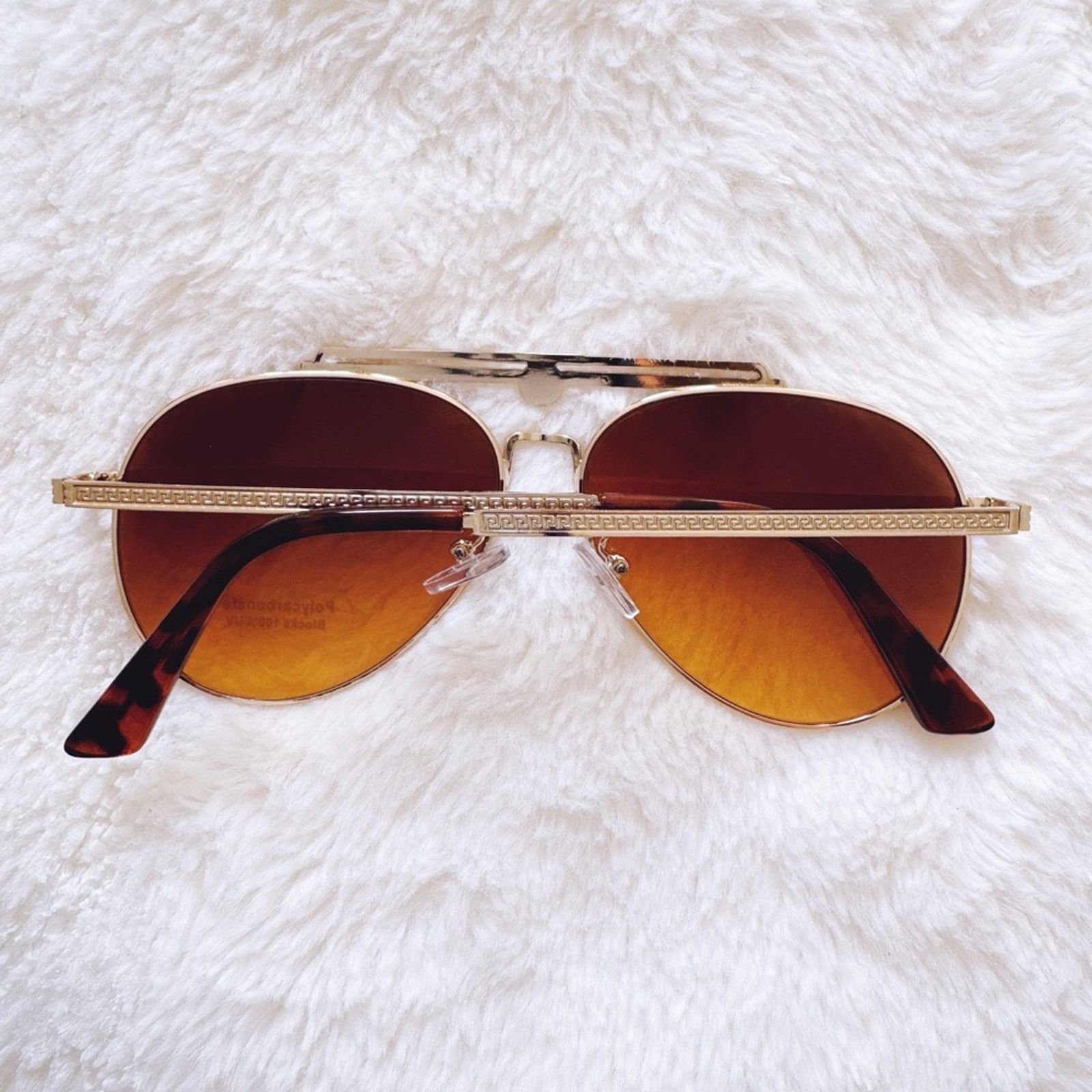 Other Doug Brown W/ Gold Rim Aviator Sunglasses Size ONE SIZE - 12 Thumbnail