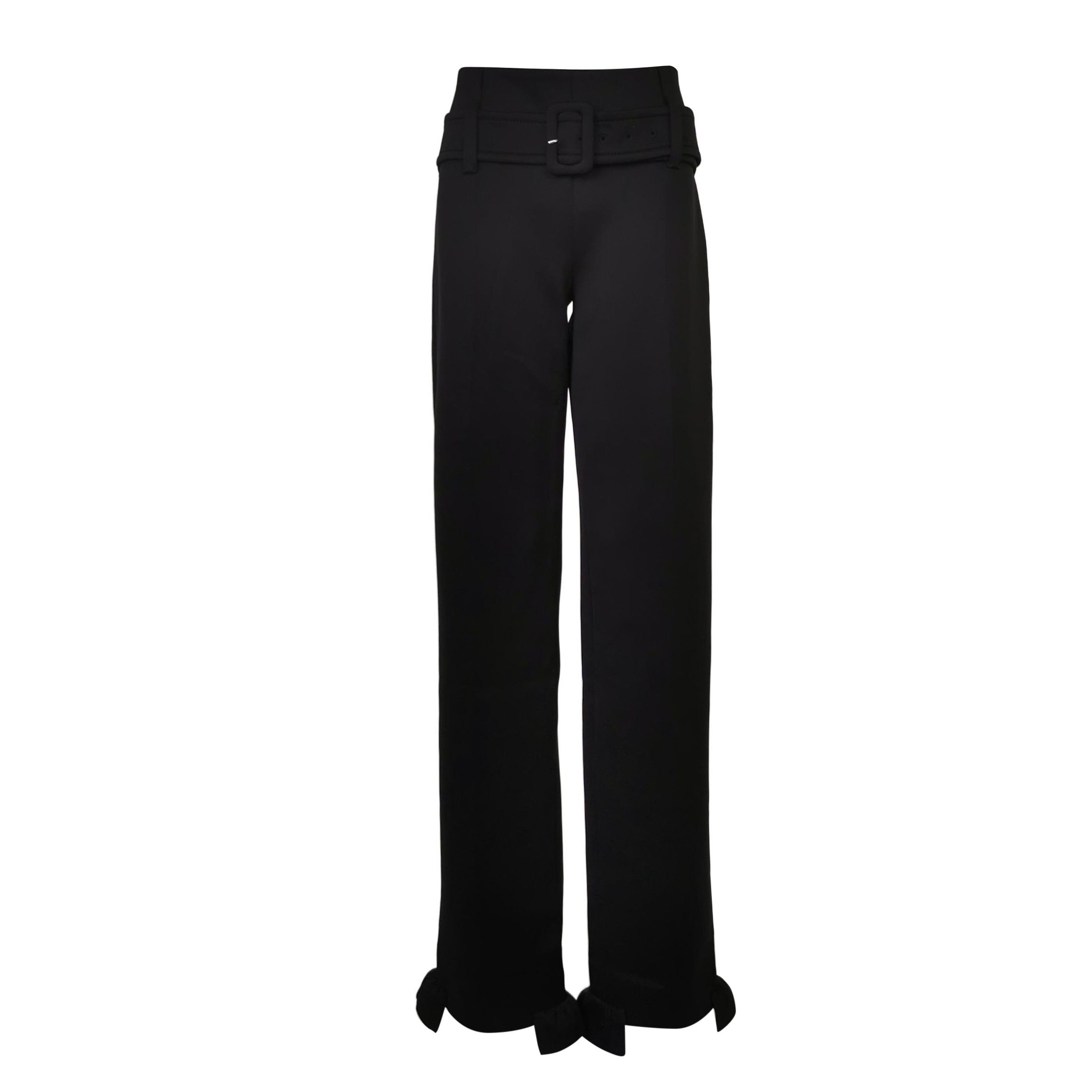 Prada Prada Belted Flared Pants Size 40 Size 27" / US 4 / IT 40 - 1 Thumbnail