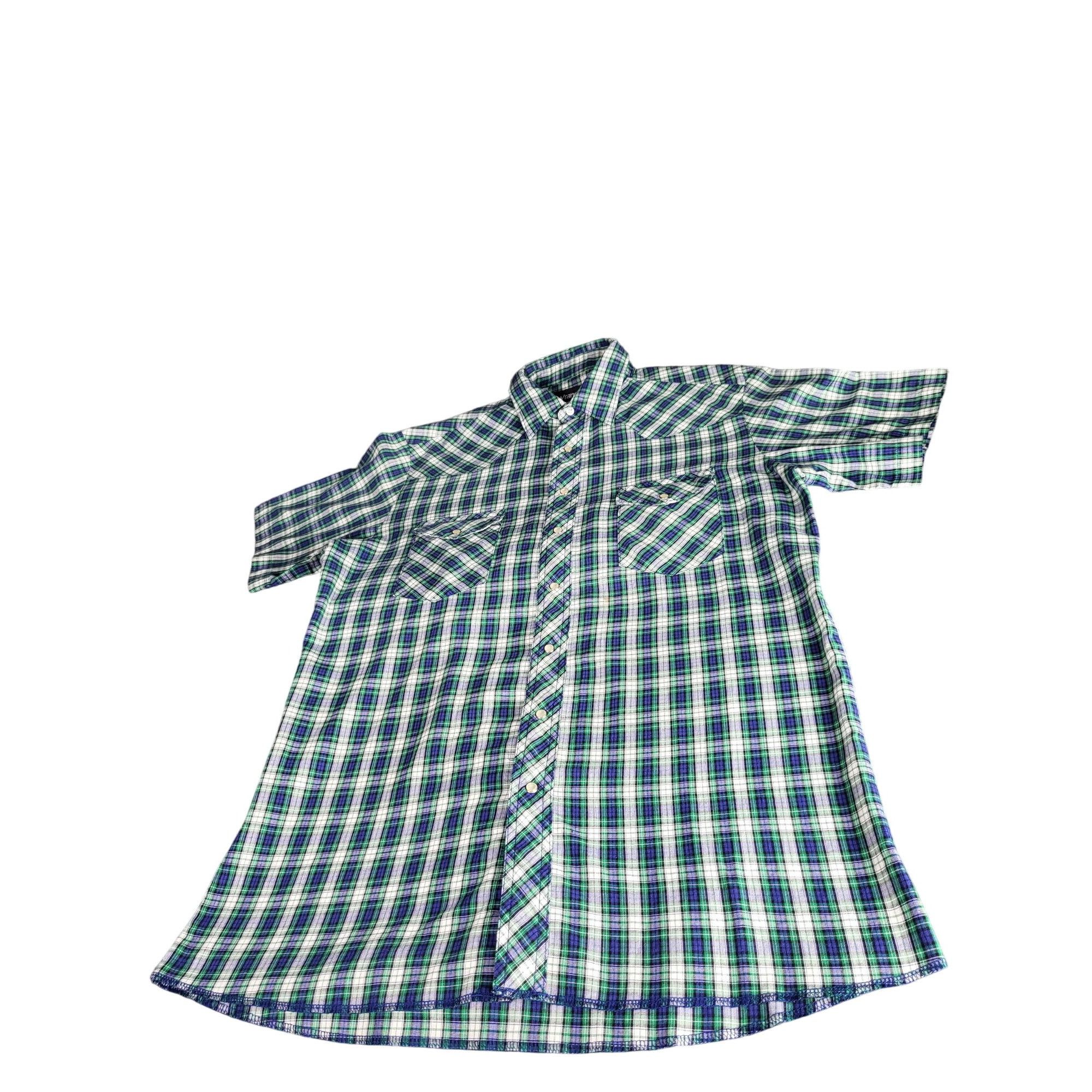 Wrangler Wrangler Pearl Snap Plaid Shirt Men Sz L Tall Long Cowboy We Size US L / EU 52-54 / 3 - 1 Thumbnail