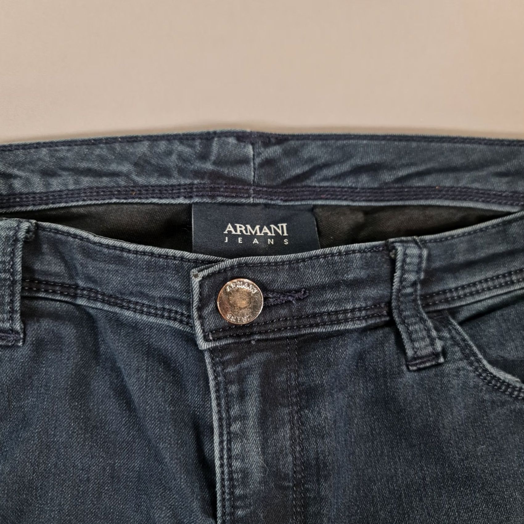 Vintage Emporio Jeans Womens J28 Skinny Fit Low Rise Stretch Denim Blue W28 L31 Jeans Mens? Wait Size 28" / US 6 / IT 42 - 4 Thumbnail