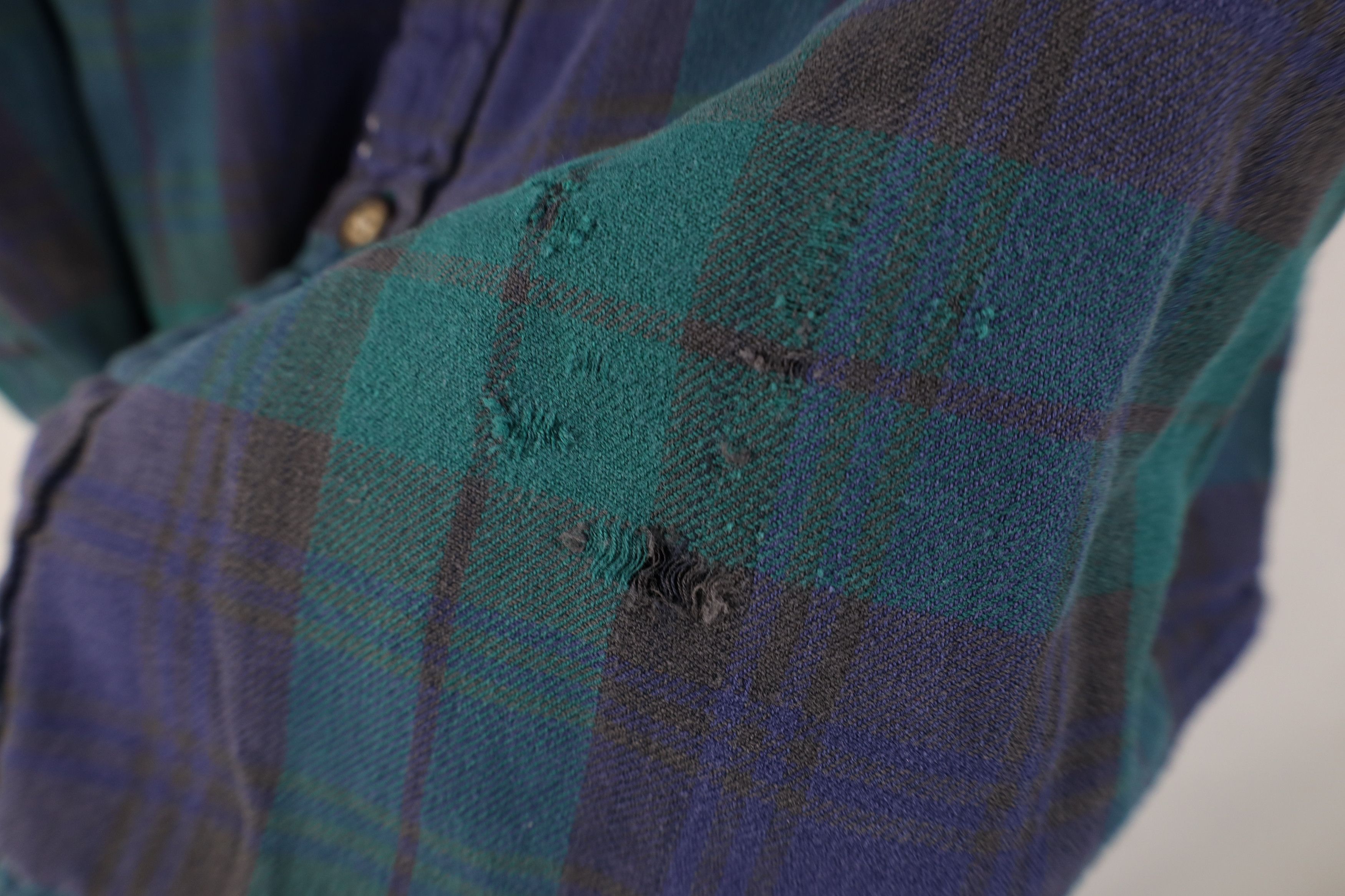Gap Vintage 90s Gap Flannel Collared Button Down Shirt Plaid Size US M / EU 48-50 / 2 - 6 Thumbnail