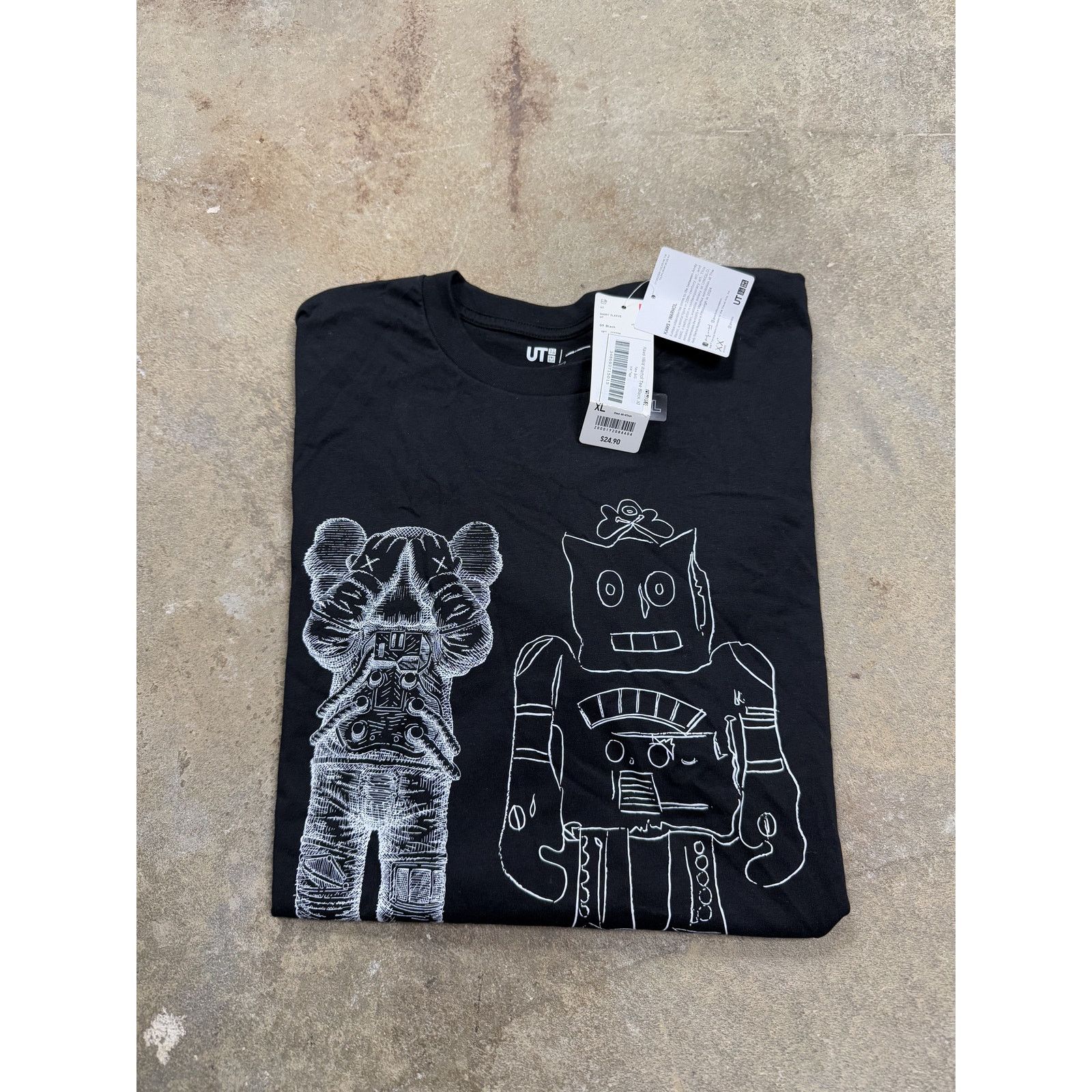 Kaws Kaws H&M Warhol Tee Black New XL With Tags Size US XL / EU 56 / 4 - 2 Thumbnail