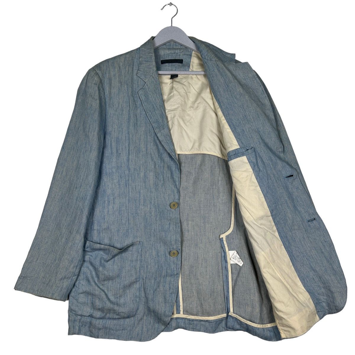 John Varvatos 🔥 JOHN VARVATOS LINEN BLAZER JACKET MADE IN ITALY Size US M / EU 48-50 / 2 - 9 Thumbnail