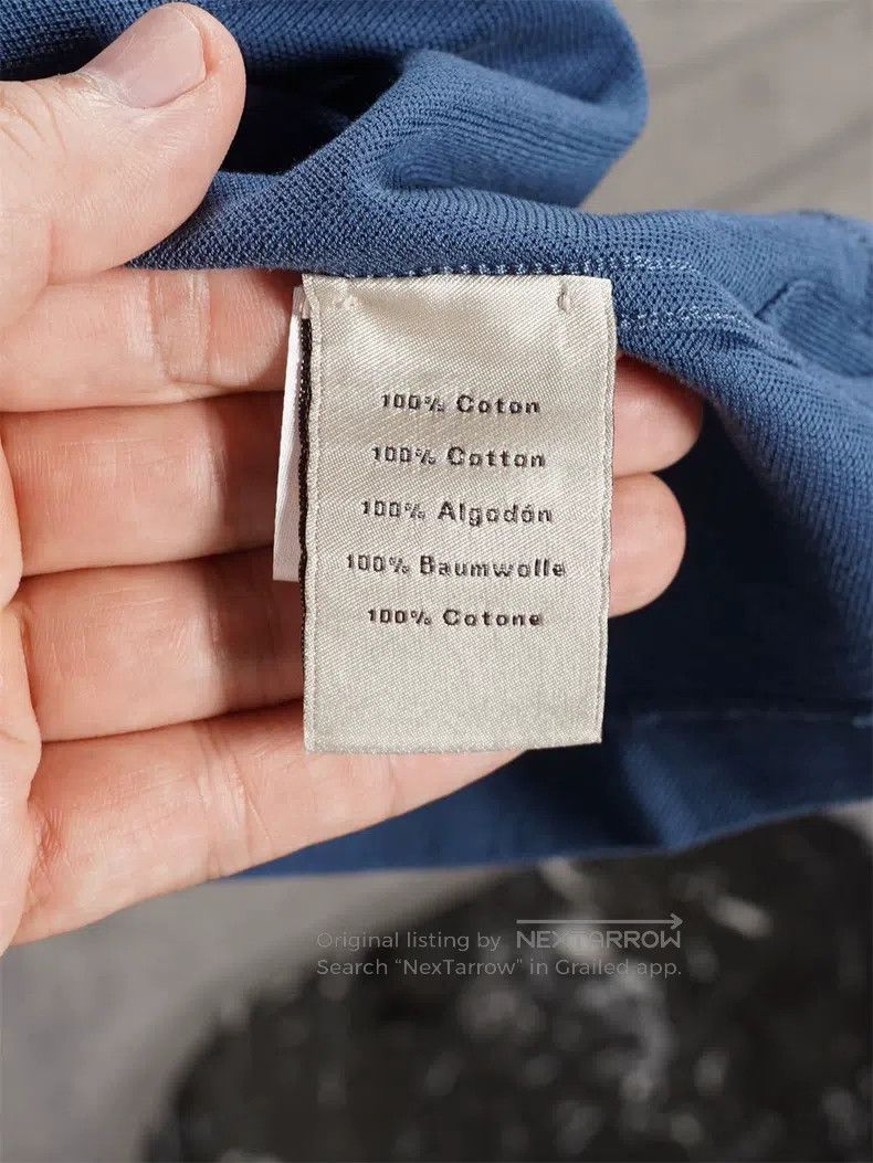 Hermes Hermes Marble Blue Short Sleeve T-Shirt Size US L / EU 52-54 / 3 - 6 Thumbnail
