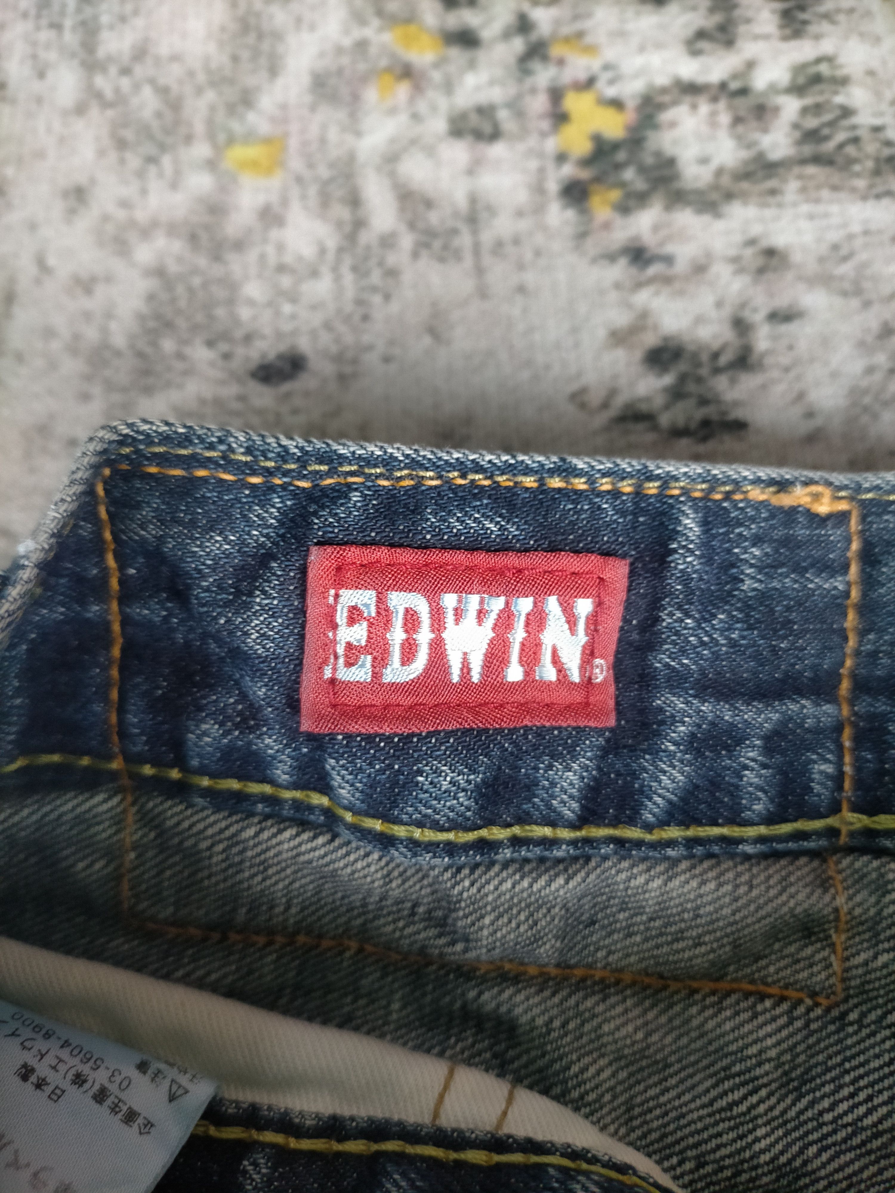 Edwin Vintage Edwin Grunge Selvedge Distressed Jeans Size US 30 / EU 46 - 10 Thumbnail