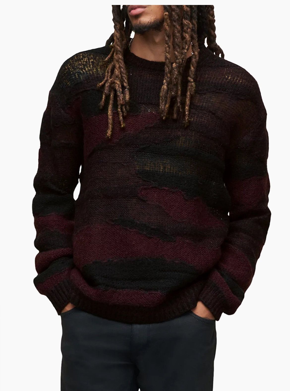 John Varvatos Wool blend stripe sweater. Medium Size US M / EU 48-50 / 2 - 5 Thumbnail