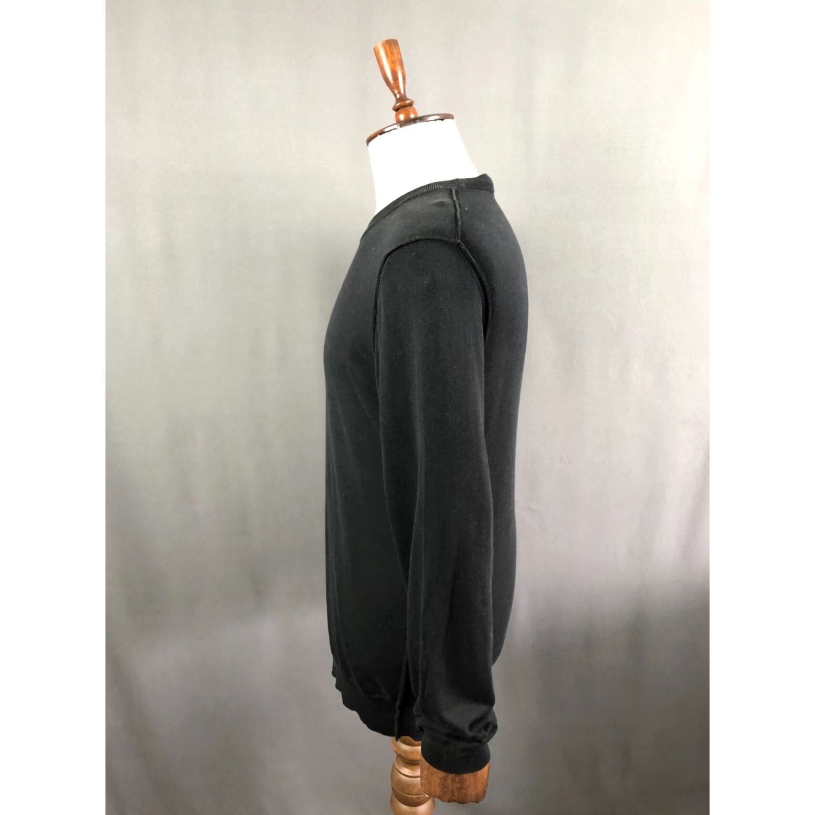 Dolce & Gabbana Dolce&Gabbana Jumper Men Size 48 Cotton Black Size US M / EU 48-50 / 2 - 2 Thumbnail