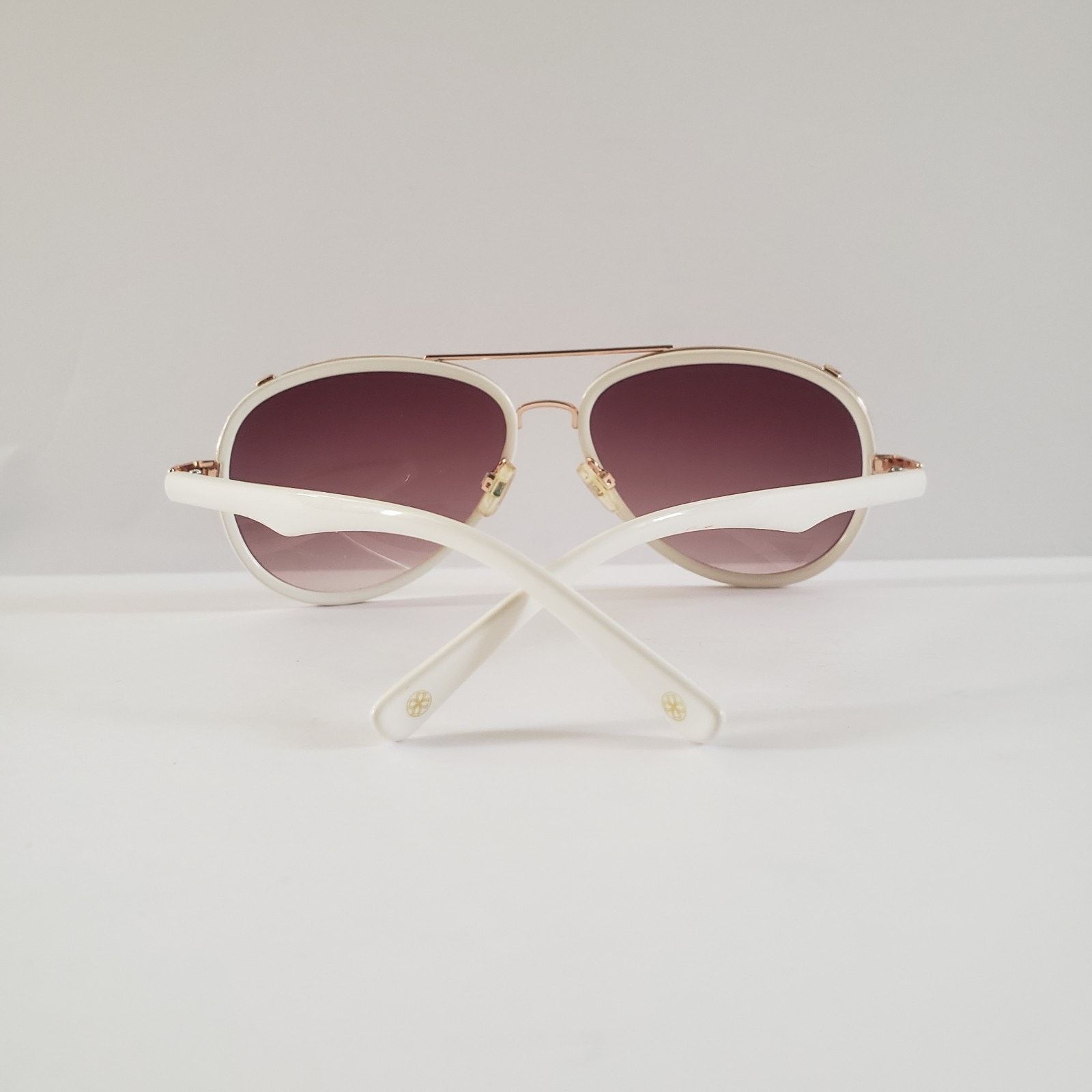 Velvet Velvet Trends Unisex Sunglasses WT Gloria WhiteAviator #A47S Size 26 - 5 Thumbnail