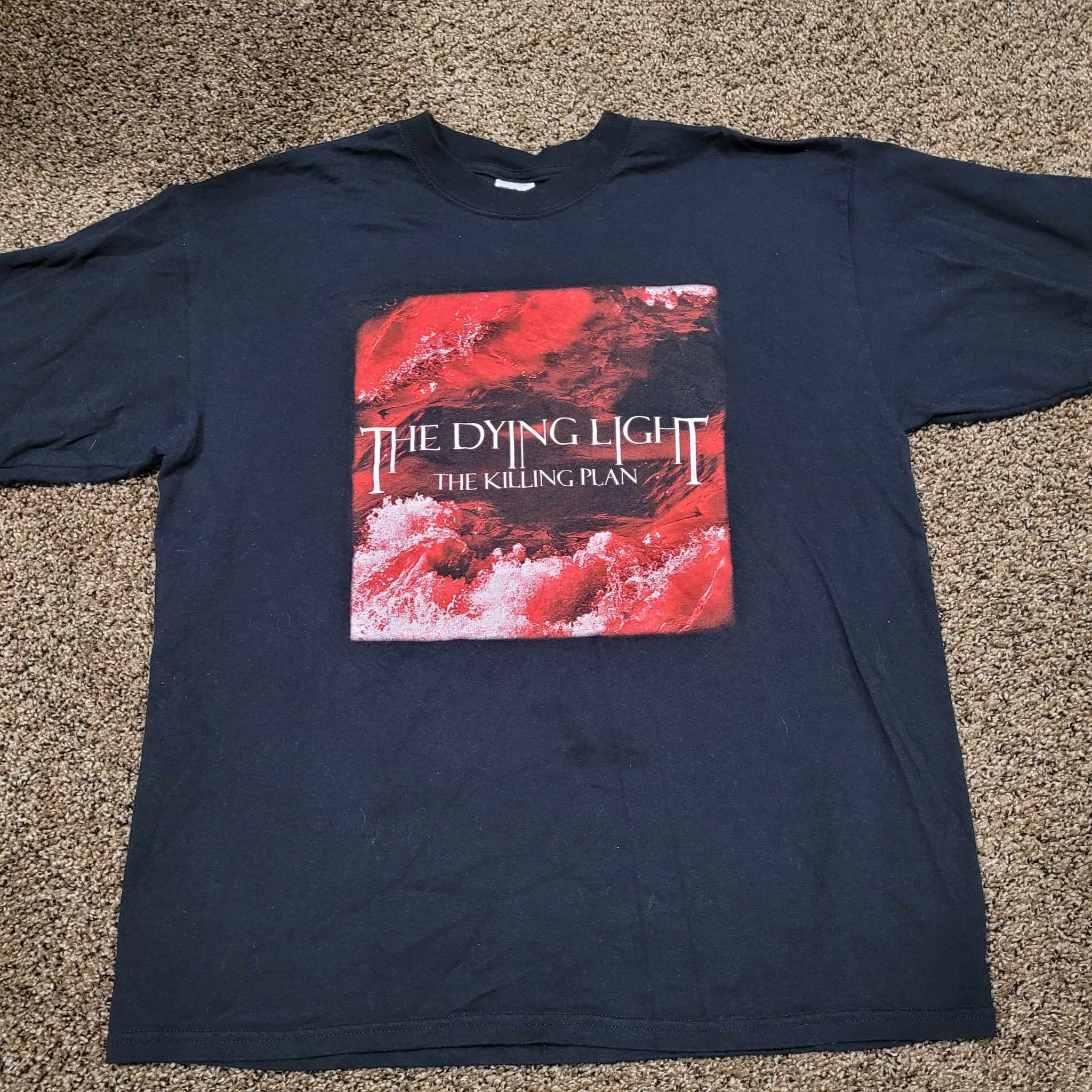 image of Band Tees x Vintage The Dying Light The Killing Plan Shirt With Back Print in Black, Men's (Size XL