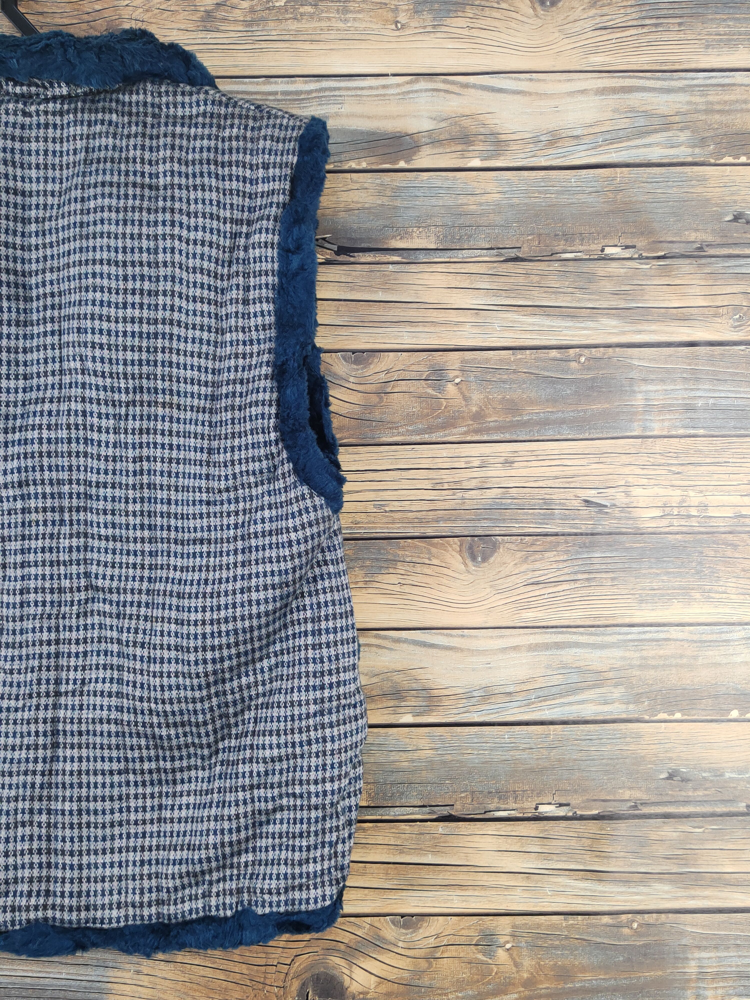 Japanese Brand × Vintage Retro Vintage Old Memories Blue Gray Fur Mohair Vests Size US S / EU 44-46 / 1 - 10 Thumbnail