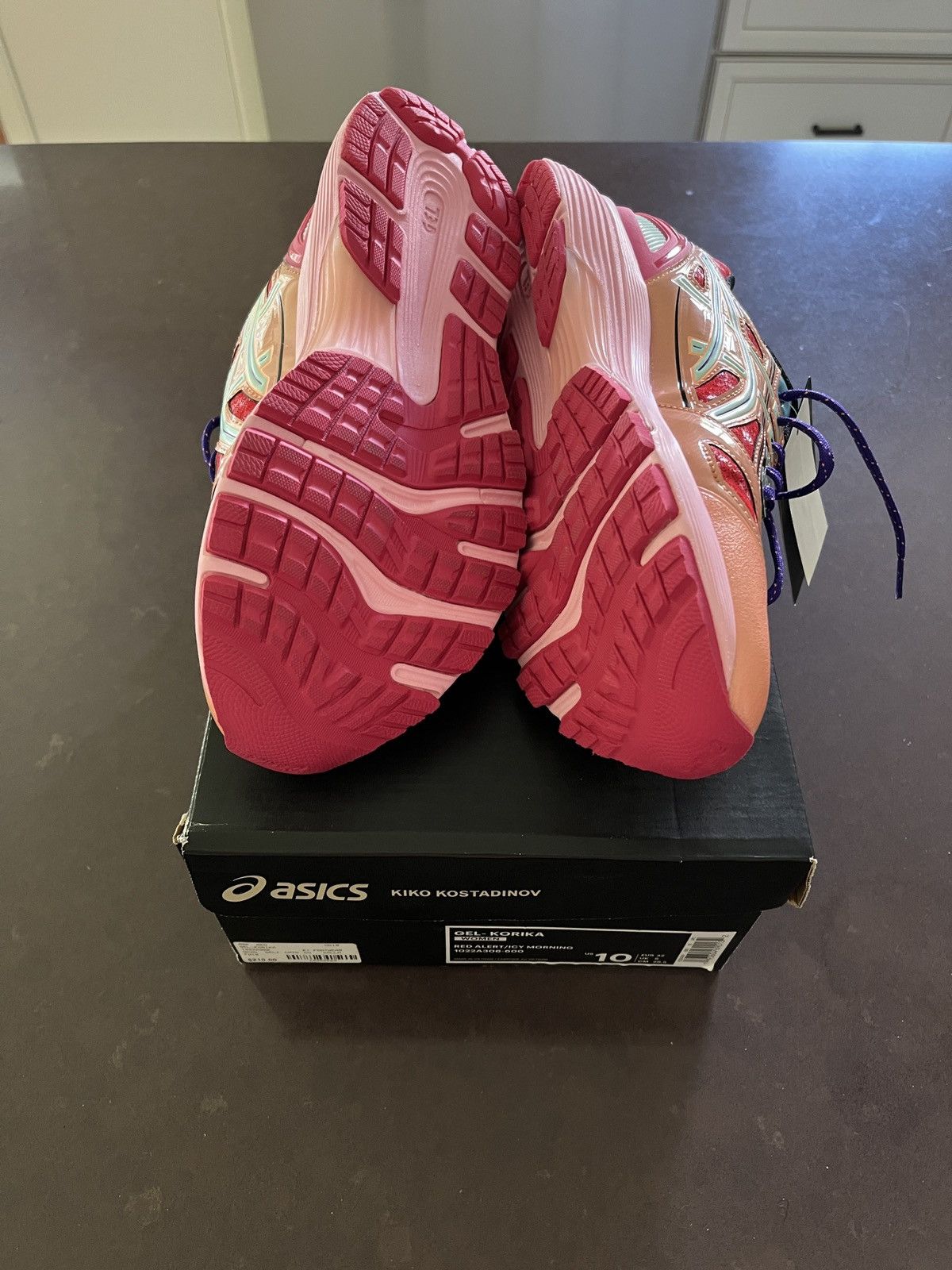 Asics × Kiko Kostadinov GEL- KORIKA RED ALERT/ICY MORNING Size US 8.5 / EU 41-42 - 6 Thumbnail